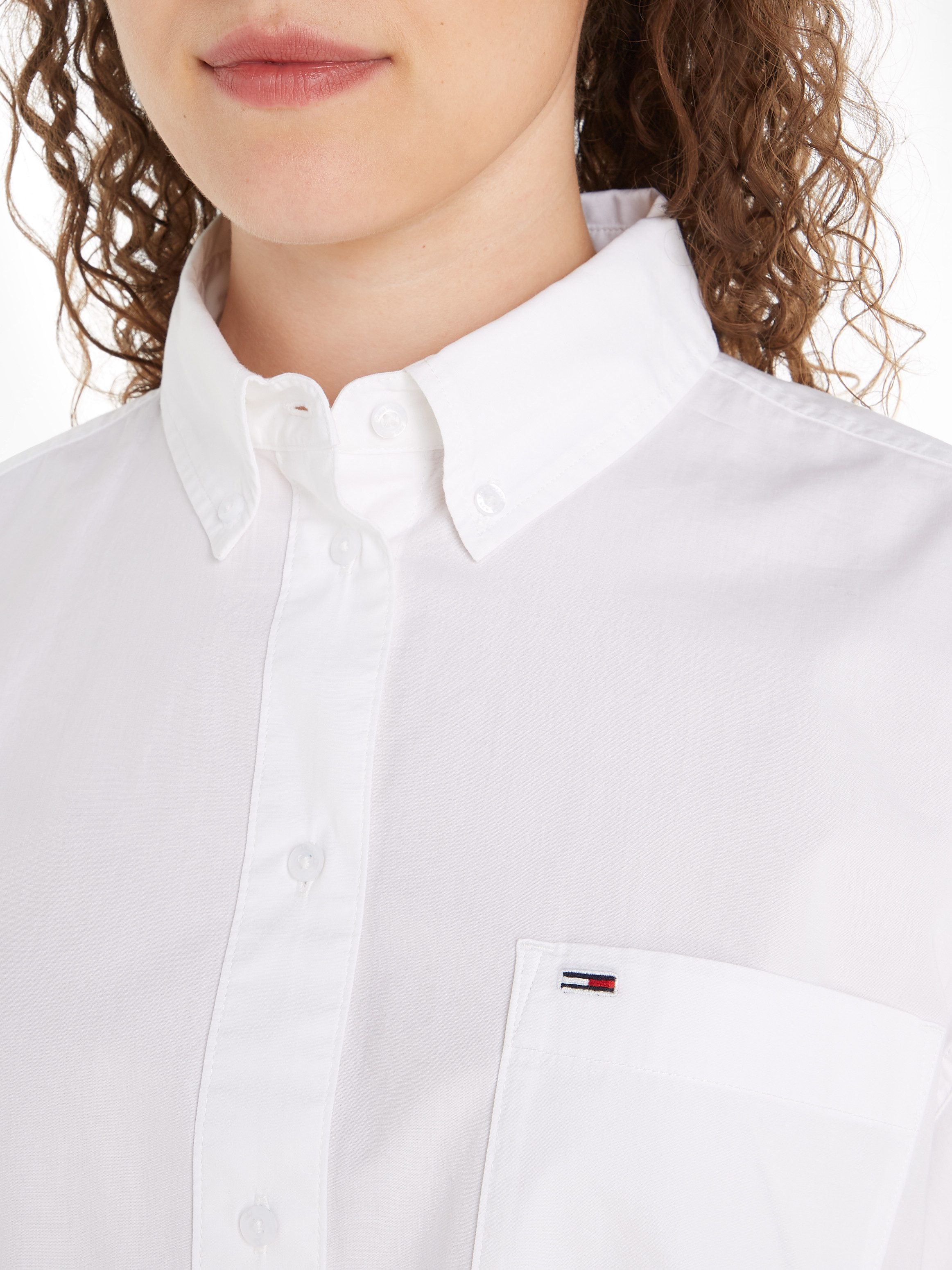 TOMMY JEANS Shirtblouse TJW OVS ESSENTIAL SHIRT EXT