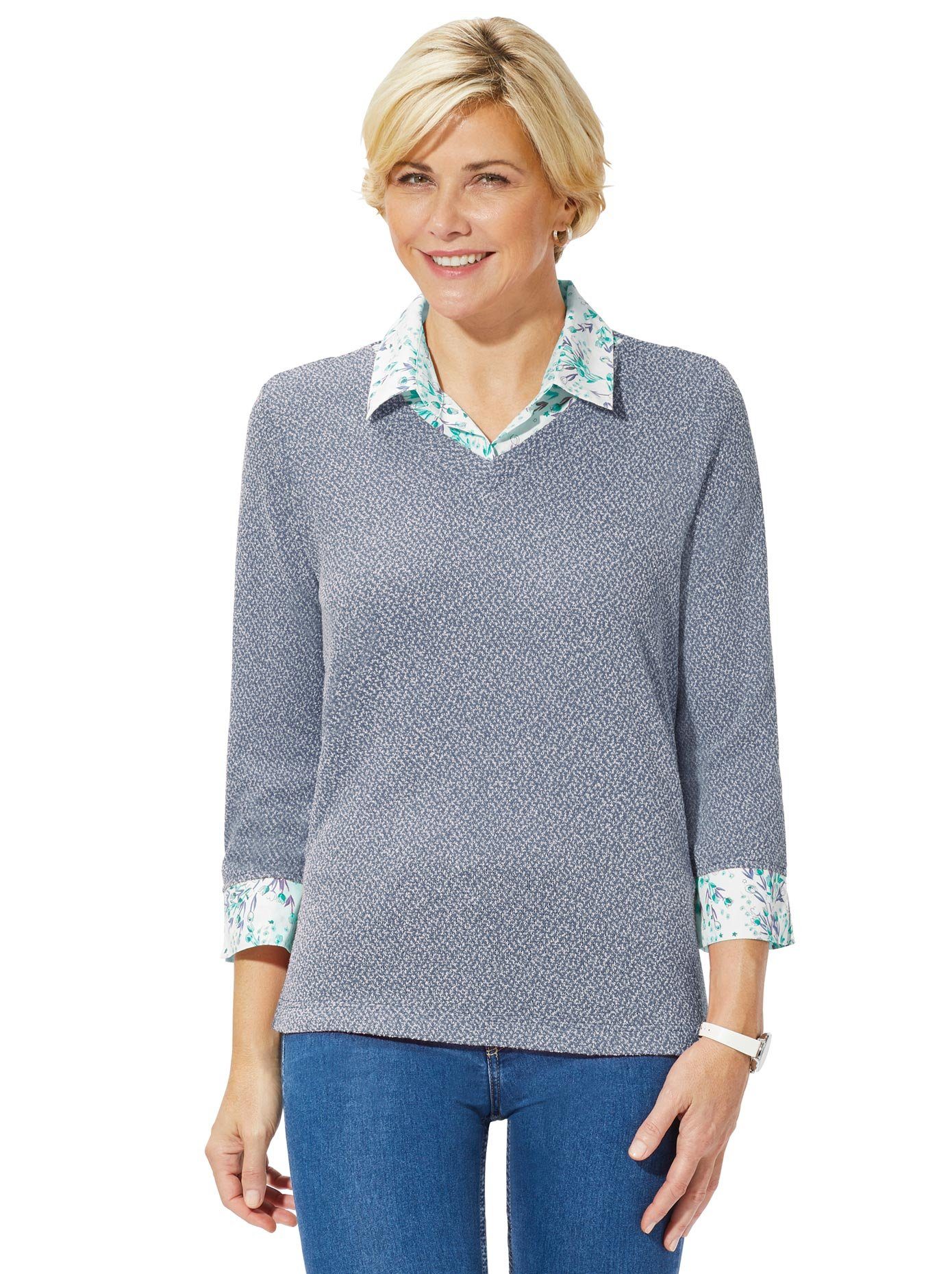Classic Basics 2-in-1-shirt Shirt (1-delig)