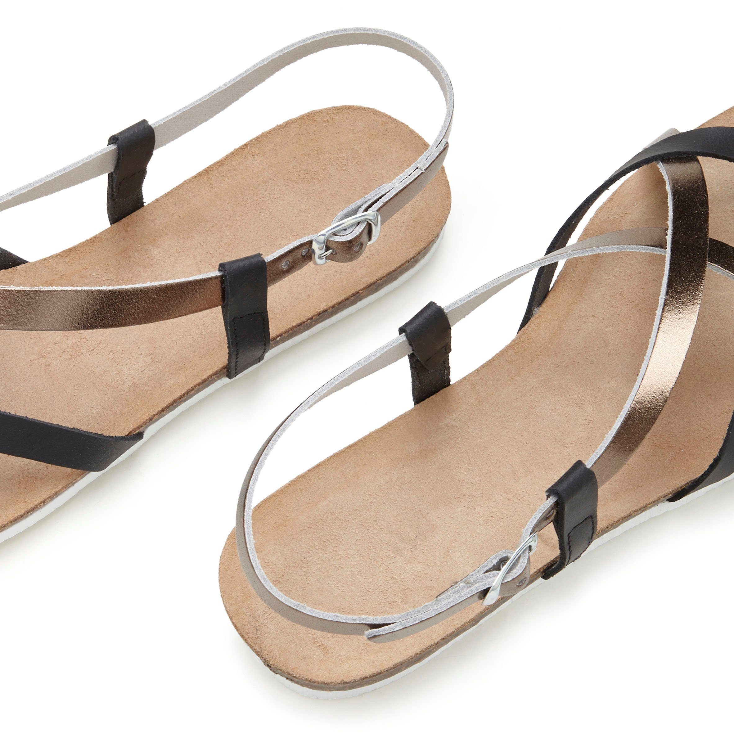 Vivance Teenslippers Sandaal, sandalette, zomerschoen van hoogwaardig leer