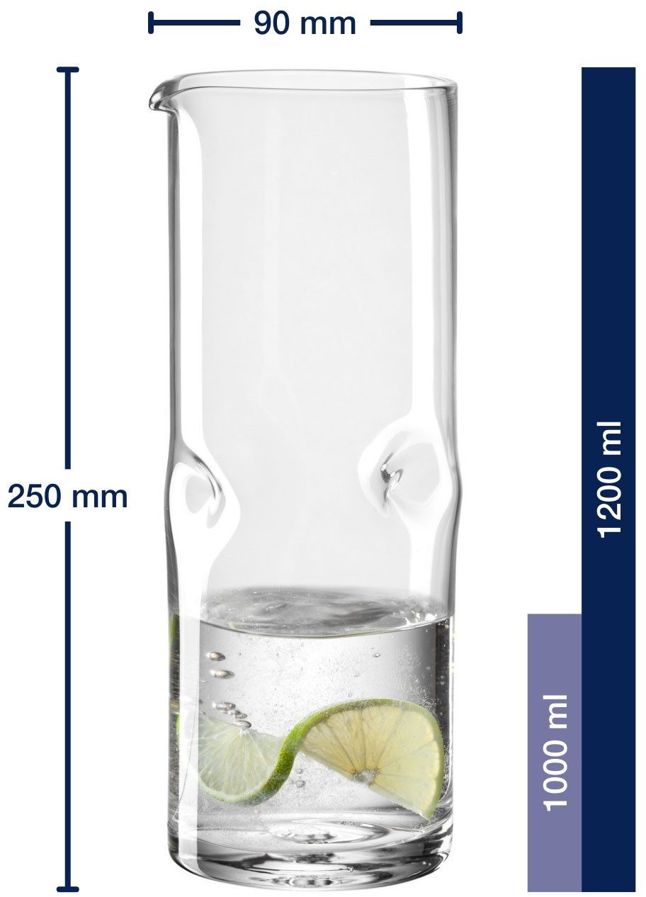 LEONARDO Waterkan Kan VESUVIO, 1 liter geschikt voor de vaatwasser (1-delig)