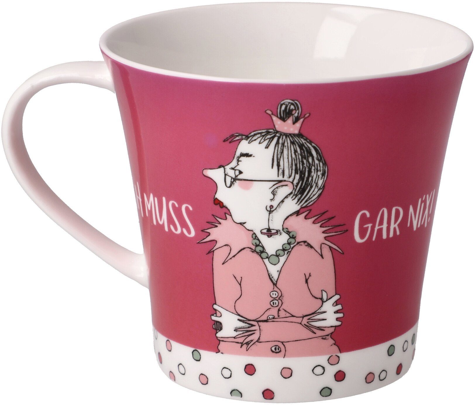 Goebel Kopje Barbara Freundlieb Koffie-/theemok, Barbara Freundlieb - "Ik moet helemaal niks"