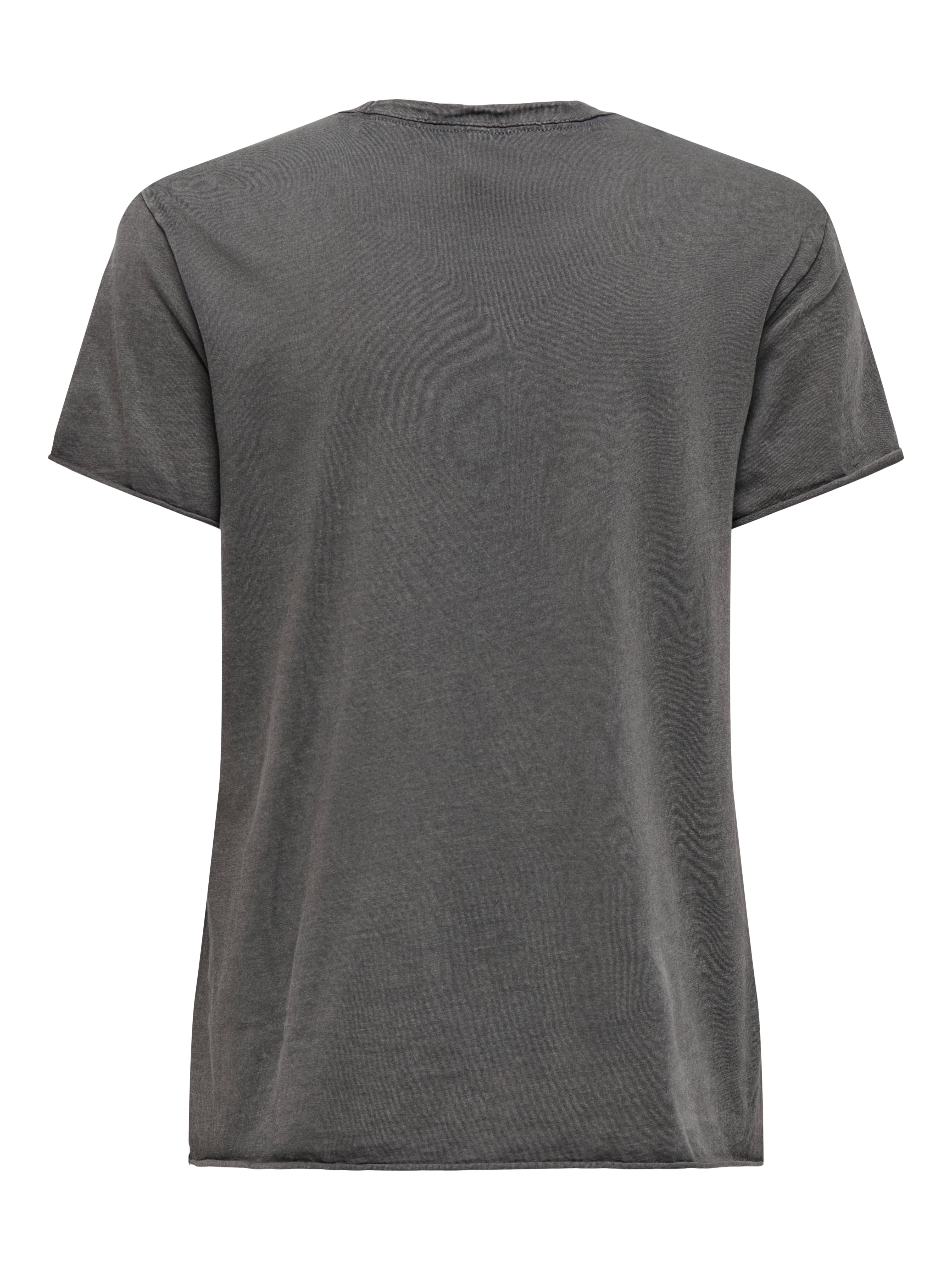 Only Shirt met ronde hals ONLLUCY REG S/S TOP JRS NOOS