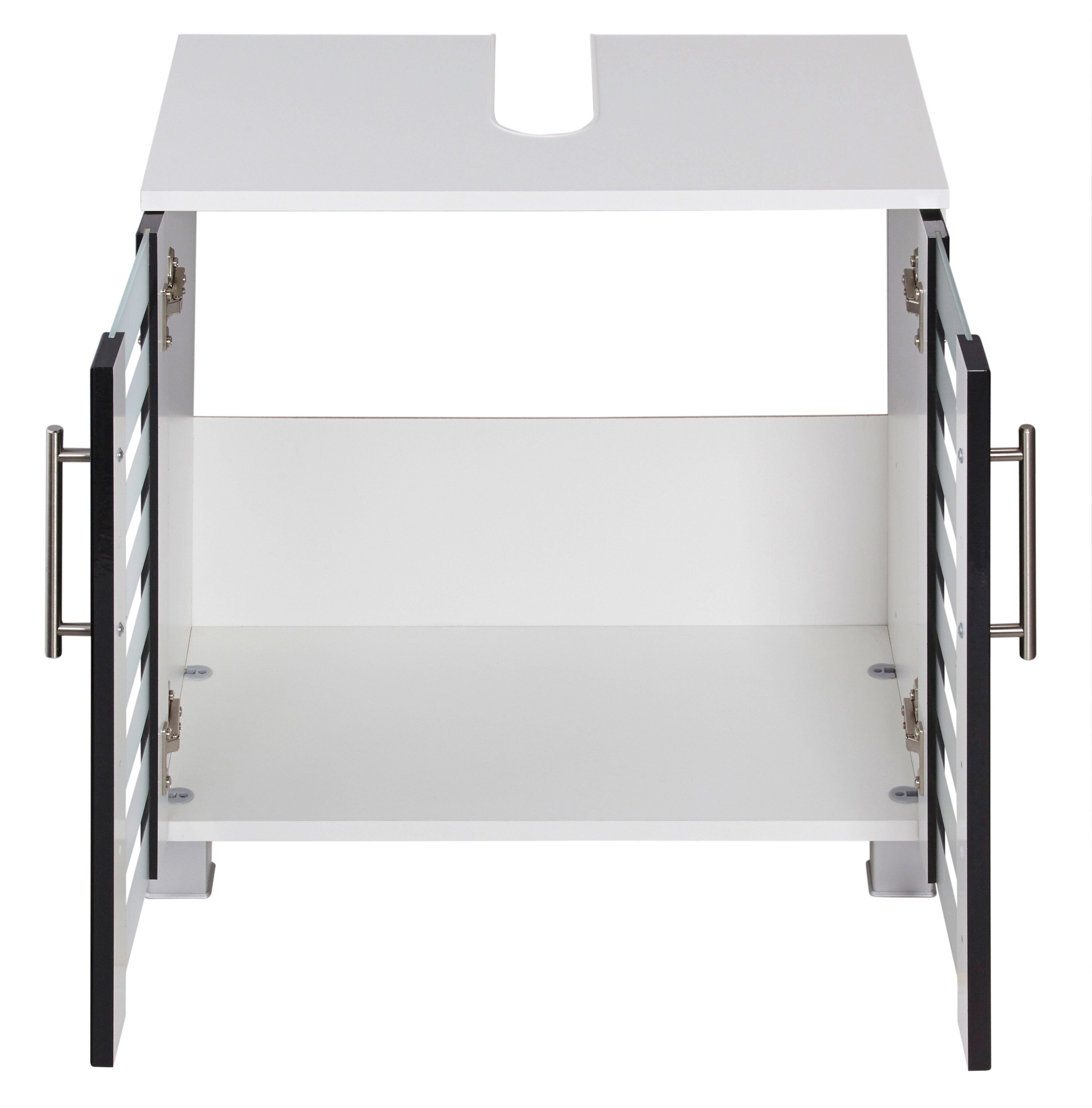 welltime Wastafelonderkast Jaca Breedte 60 cm, met MDF-hoogglansfronten