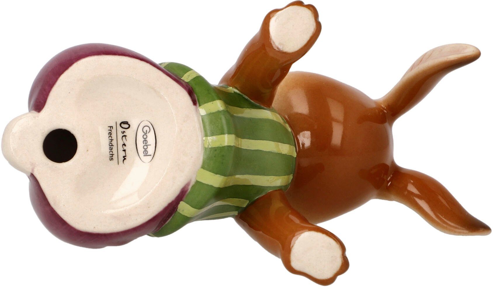 Goebel Paashaas Brutaal Dachs Verzamelfiguur, konijn vader met konijn kind (1 stuk)