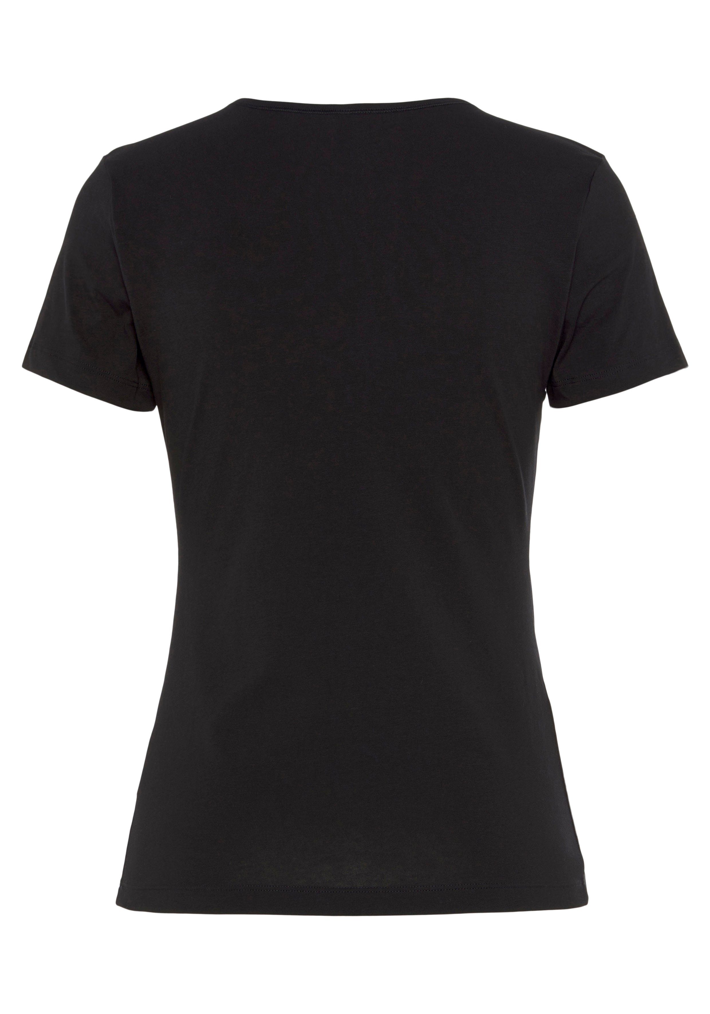 HUGO underwear T-shirt TWIN met verticale logoprint (2-delig, Set van 2)