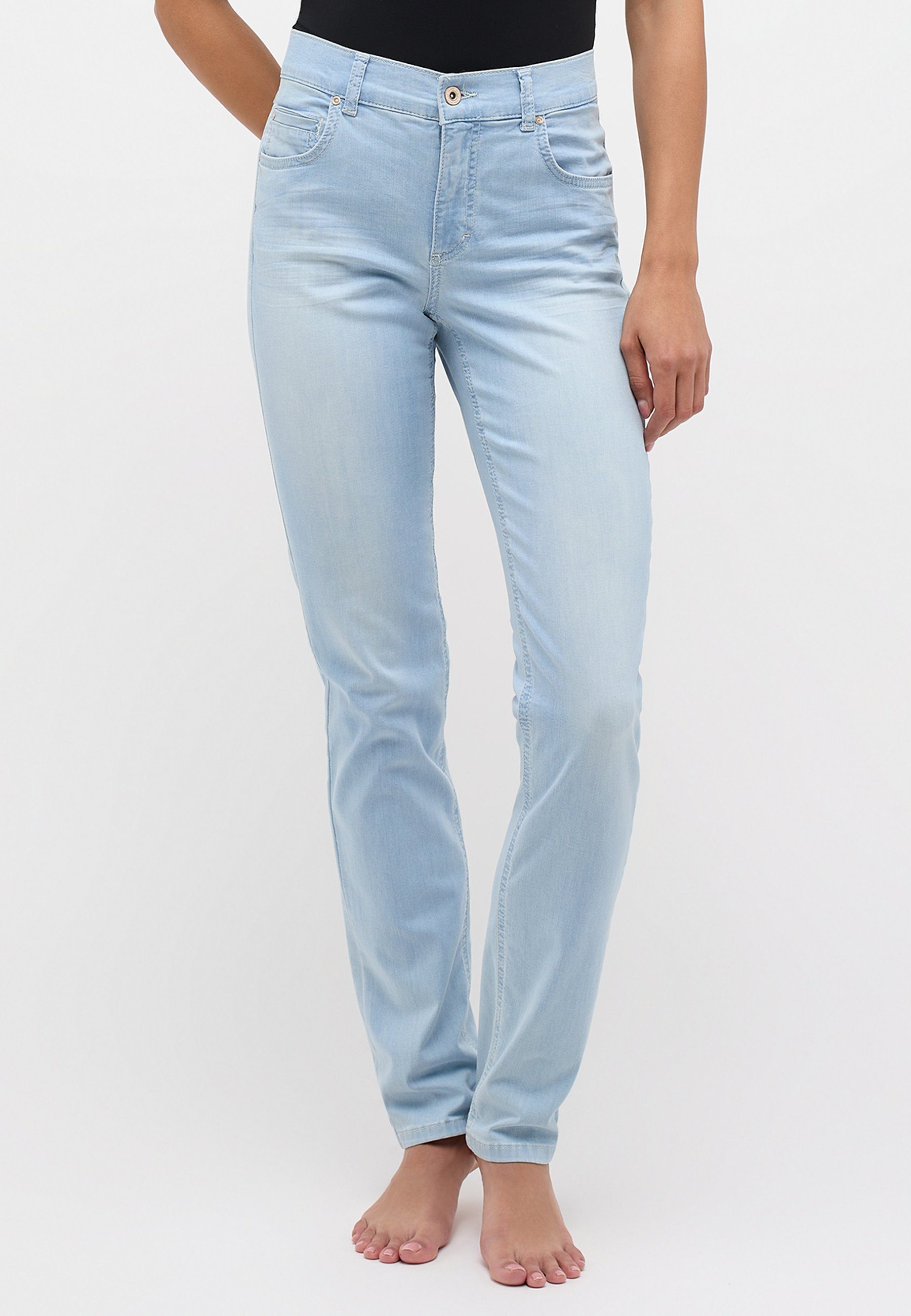 ANGELS Straight jeans Cici in slim-fit pasvorm