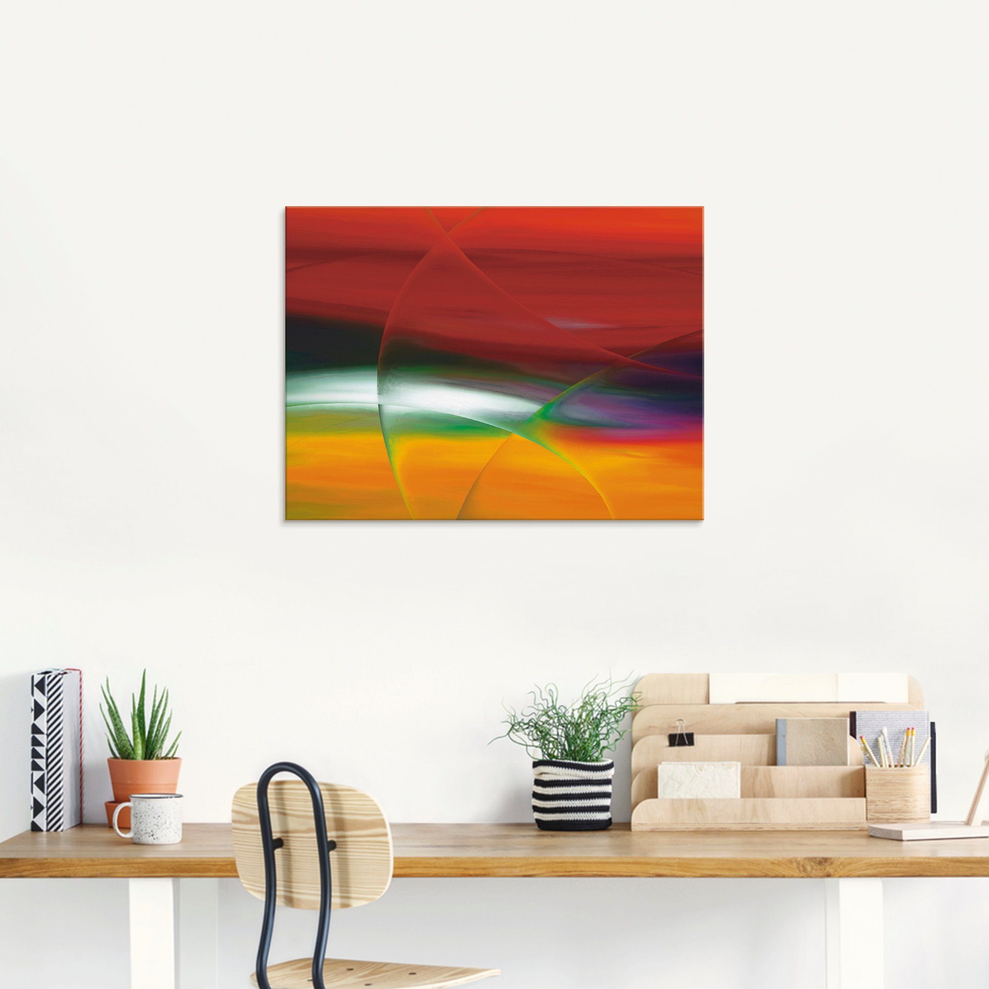 Artland Print op glas Modern IV in verschillende maten