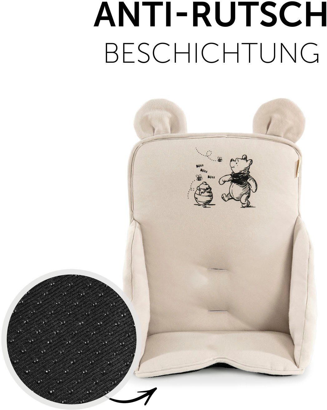 Hauck Stoelverkleiner Alpha Cosy Select, Winnie the Pooh beige