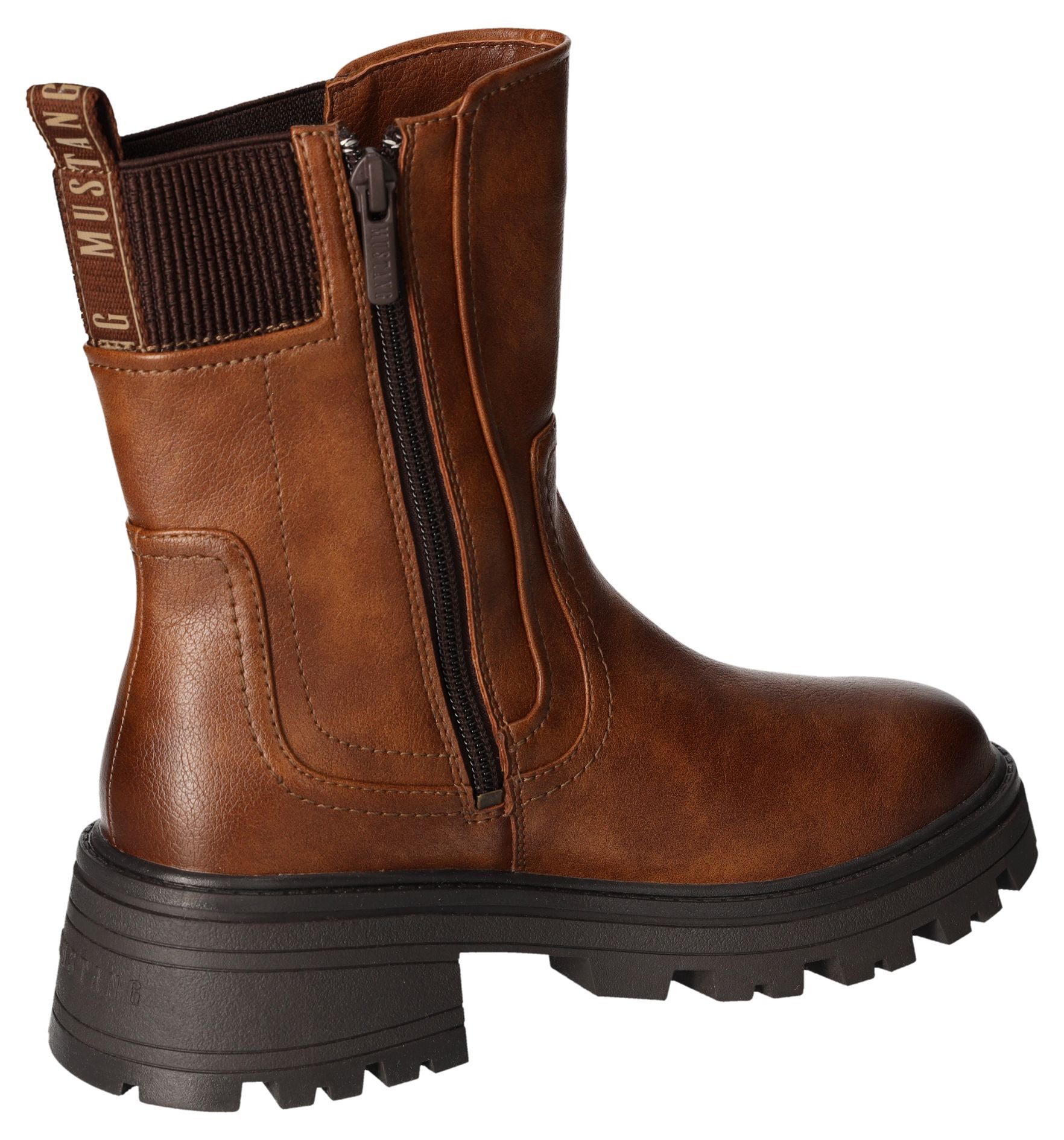 Mustang Shoes Chelsea-boots Slip-on laarzen, herfstschoen met comfortabele stretchinzet
