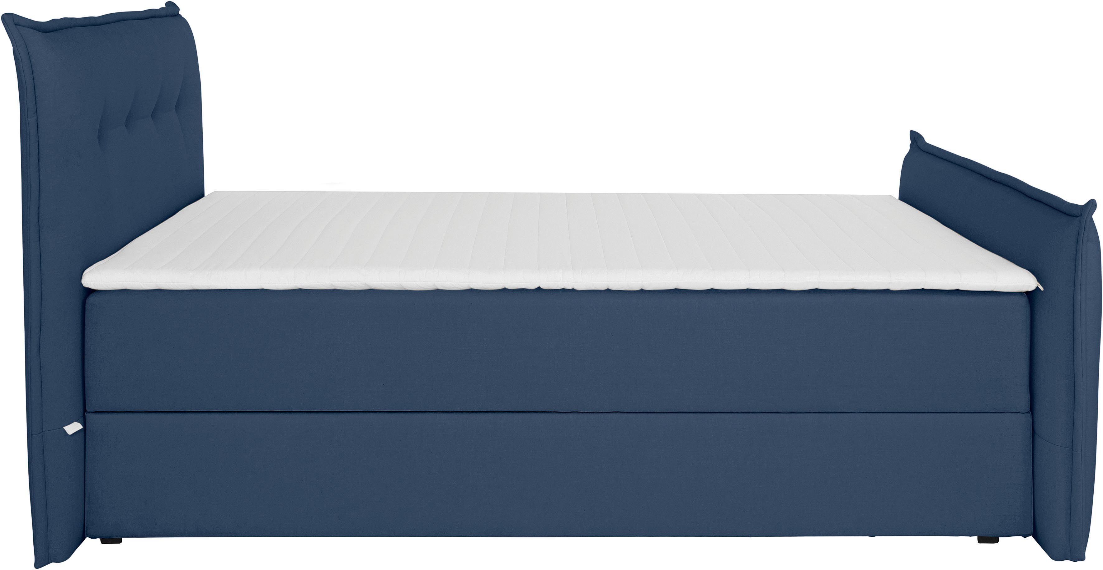 andas Boxspring Lichtgewicht inclusief voetbord, bedkist & topmatras, in 4 breedten en 2 hardheden