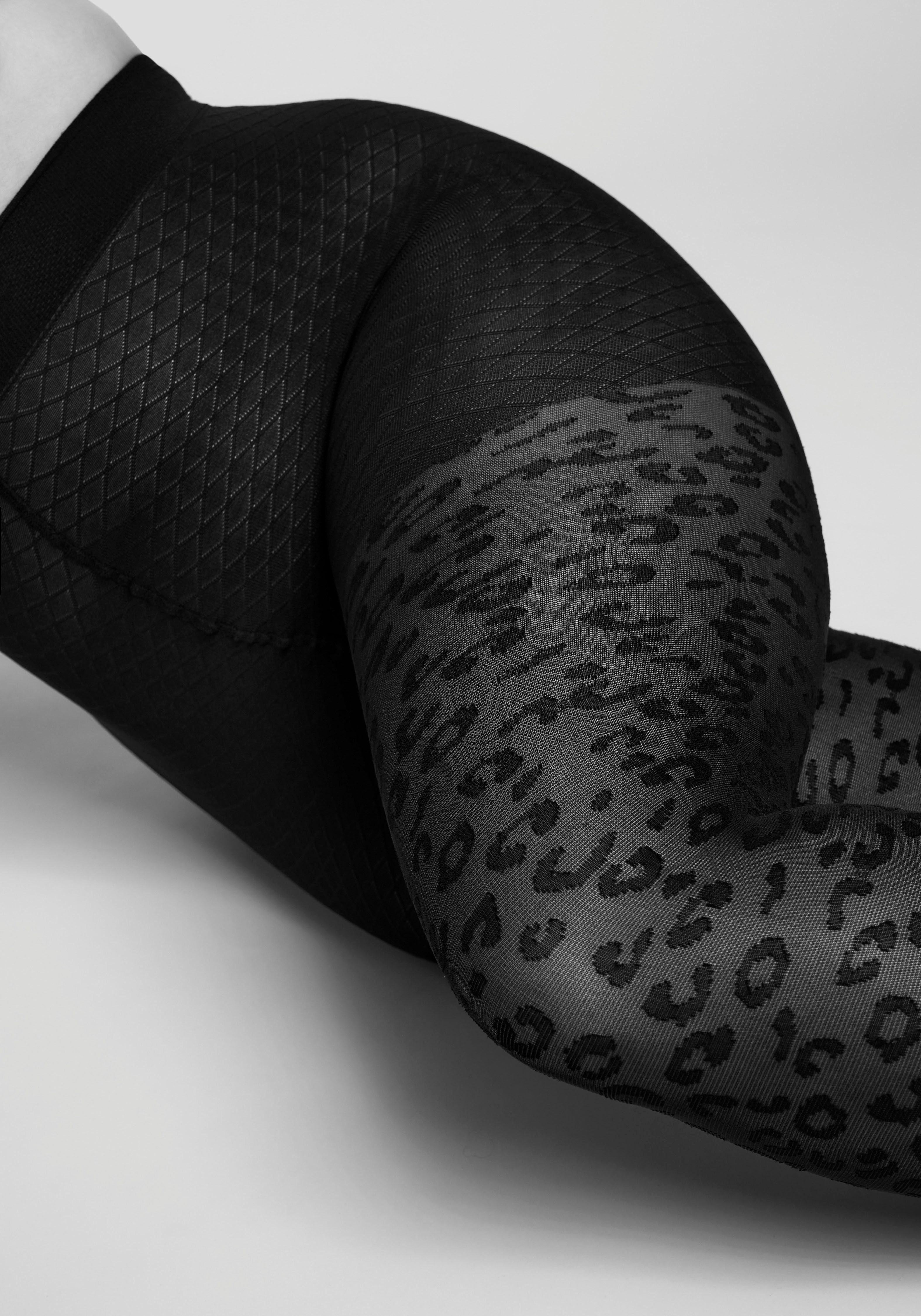 Camano Panty Fine curvy met decoratieve patroonafsluiting (1 stuk)