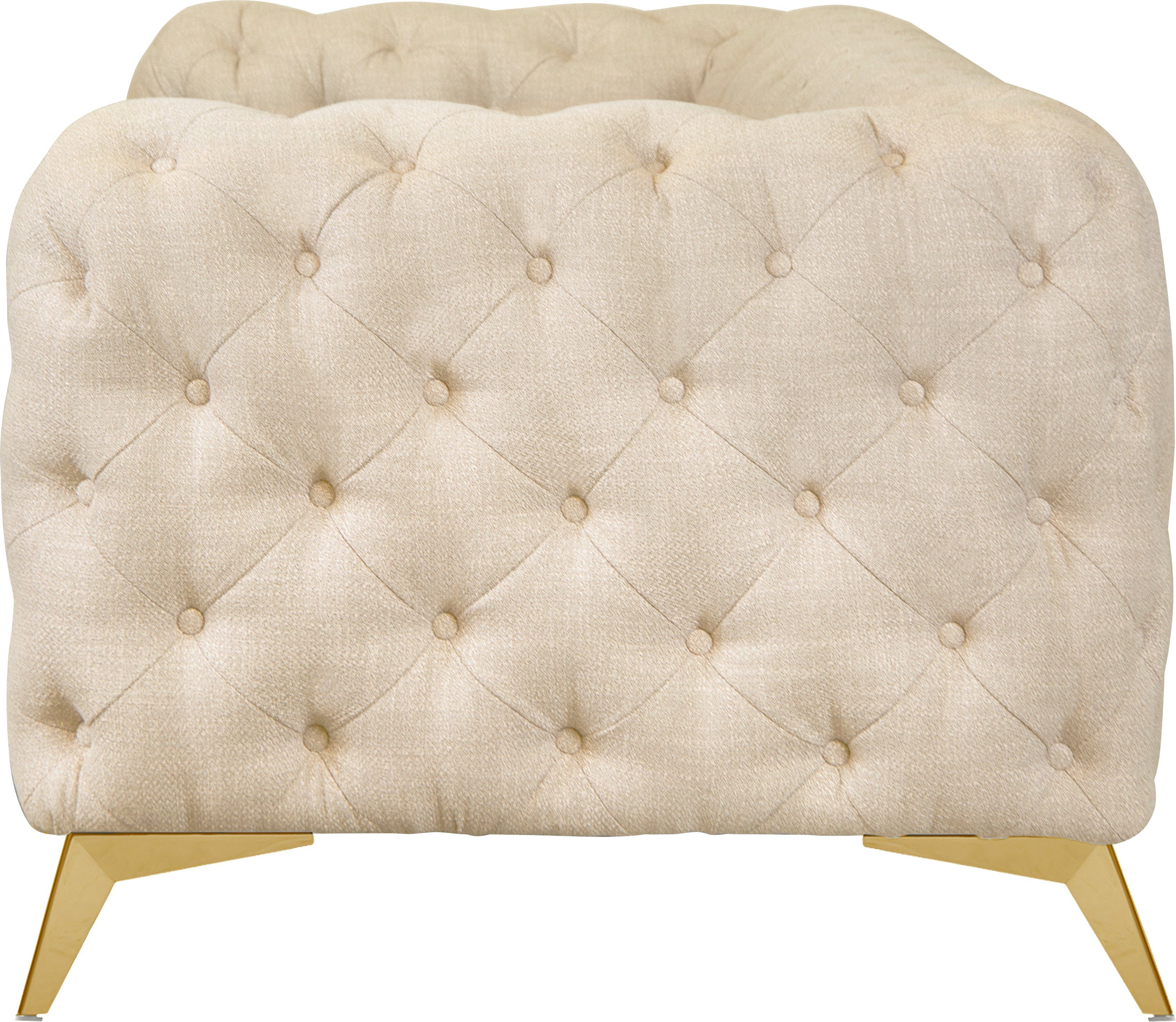 Leonique Chesterfield-bank Glynis luxueuze capitonnage, moderne chesterfield look, kleur van de poten ter keuze