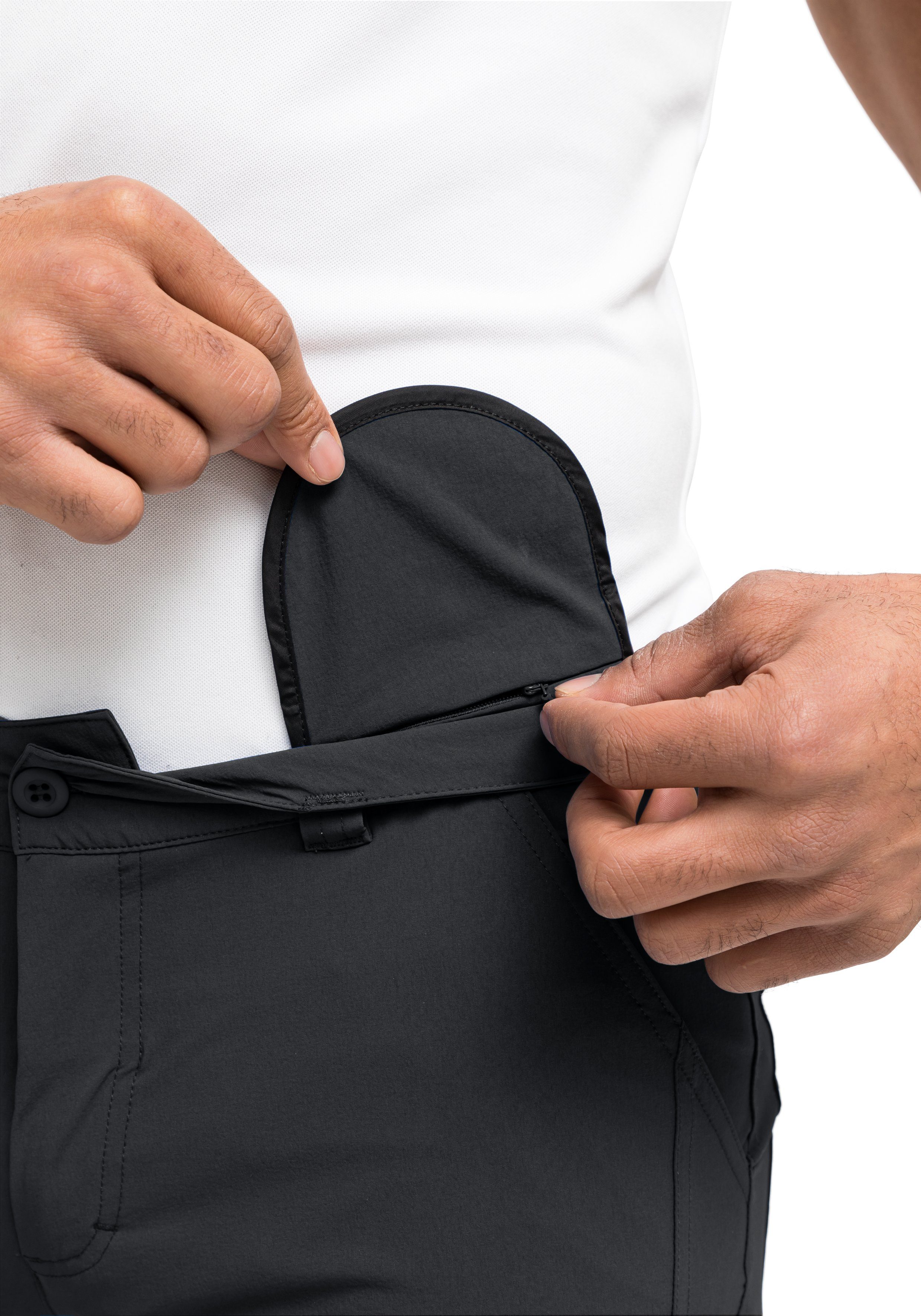 Maier Sports Functionele short Nil Short M Heren shorts, korte wandelbroek, outdoorbroek met 4 zakken, regular fit