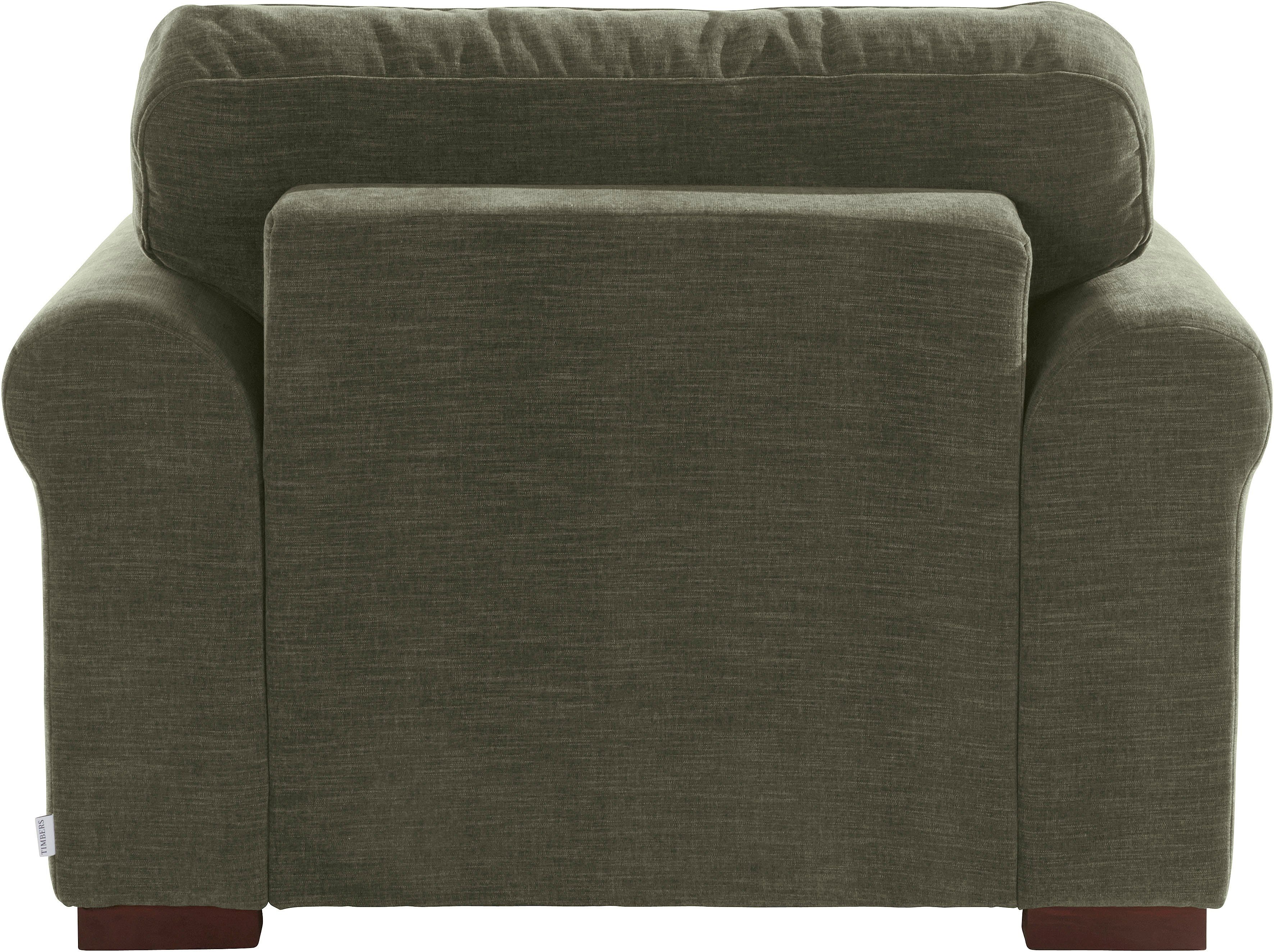 Home affaire Fauteuil Broughton zachte bekleding, passend bij de serie "broughton", in 3 soorten bekleding