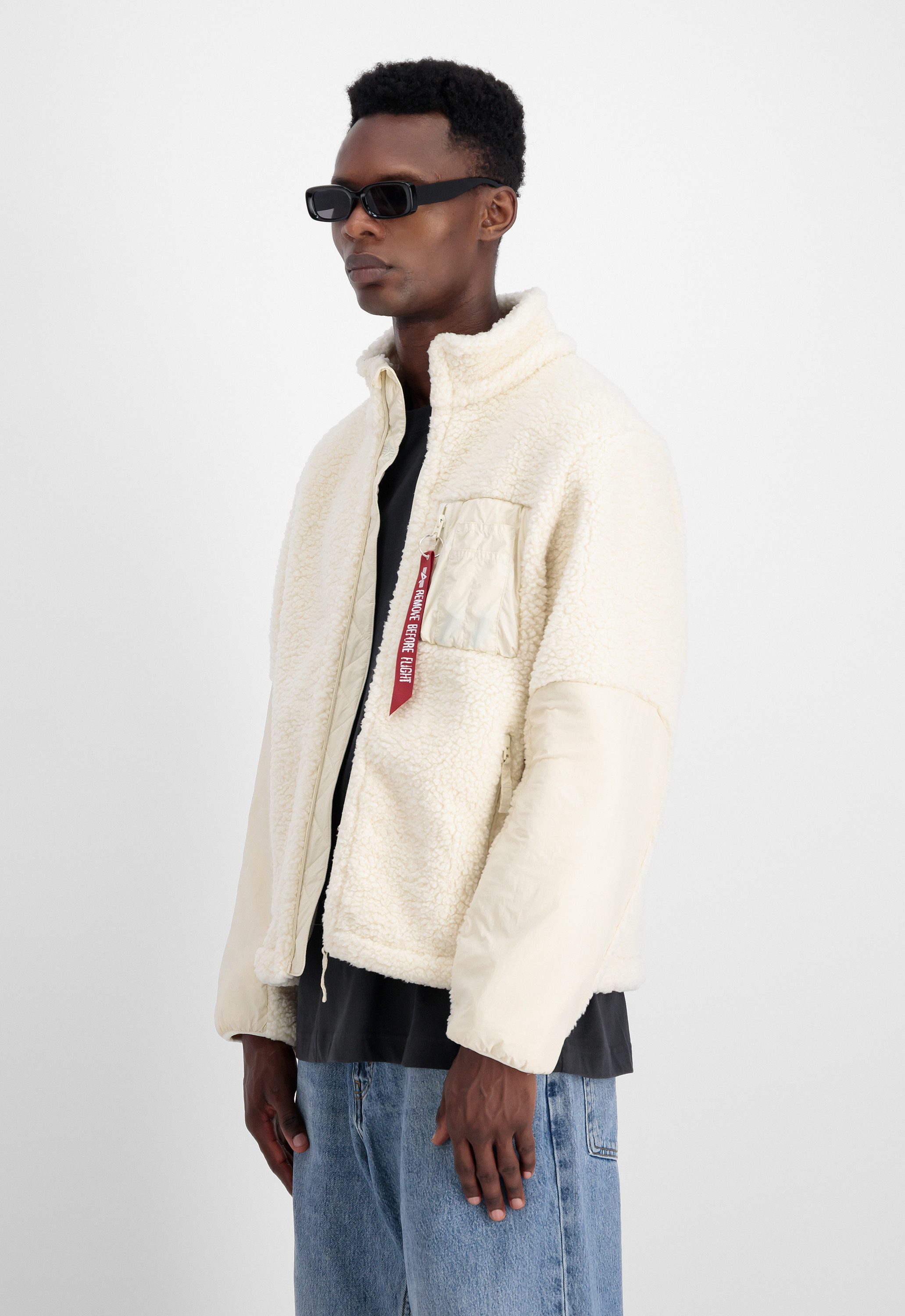 Alpha Industries Functioneel jack Sherpa Zip-Jacket