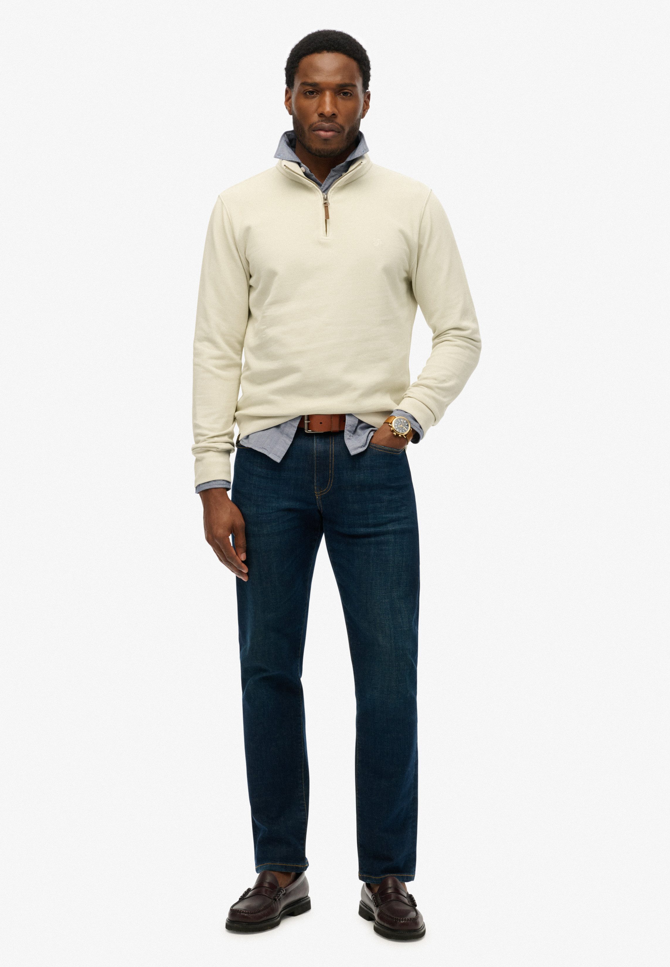 Superdry Sweatshirt CLASSIC ESSENTIAL HENLEY