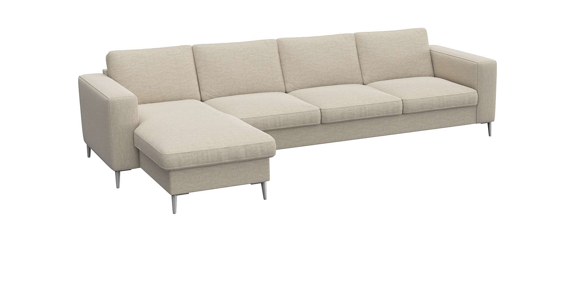 FLEXLUX Hoekbank Fiore, super zitcomfort door koudschuim in de zitting, L-vorm