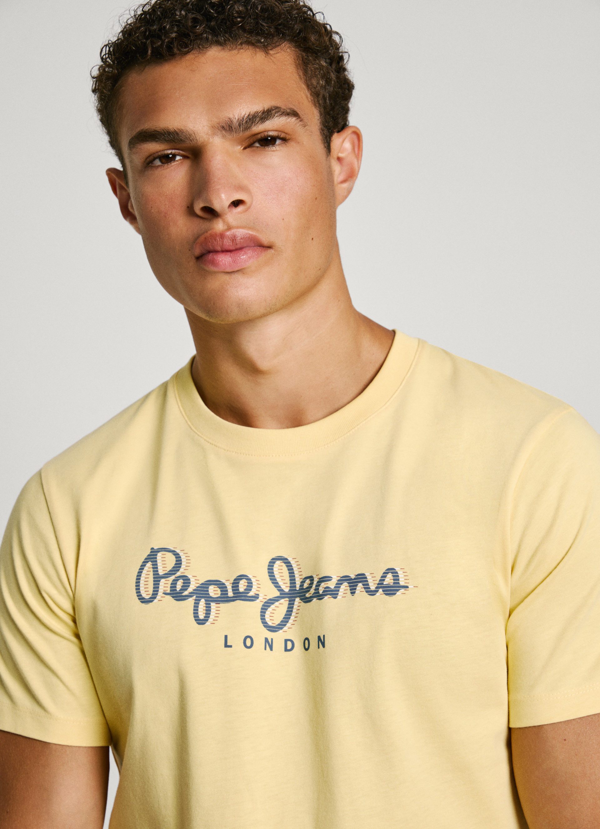 Pepe Jeans T-shirt Abel met logoprint op borsthoogte