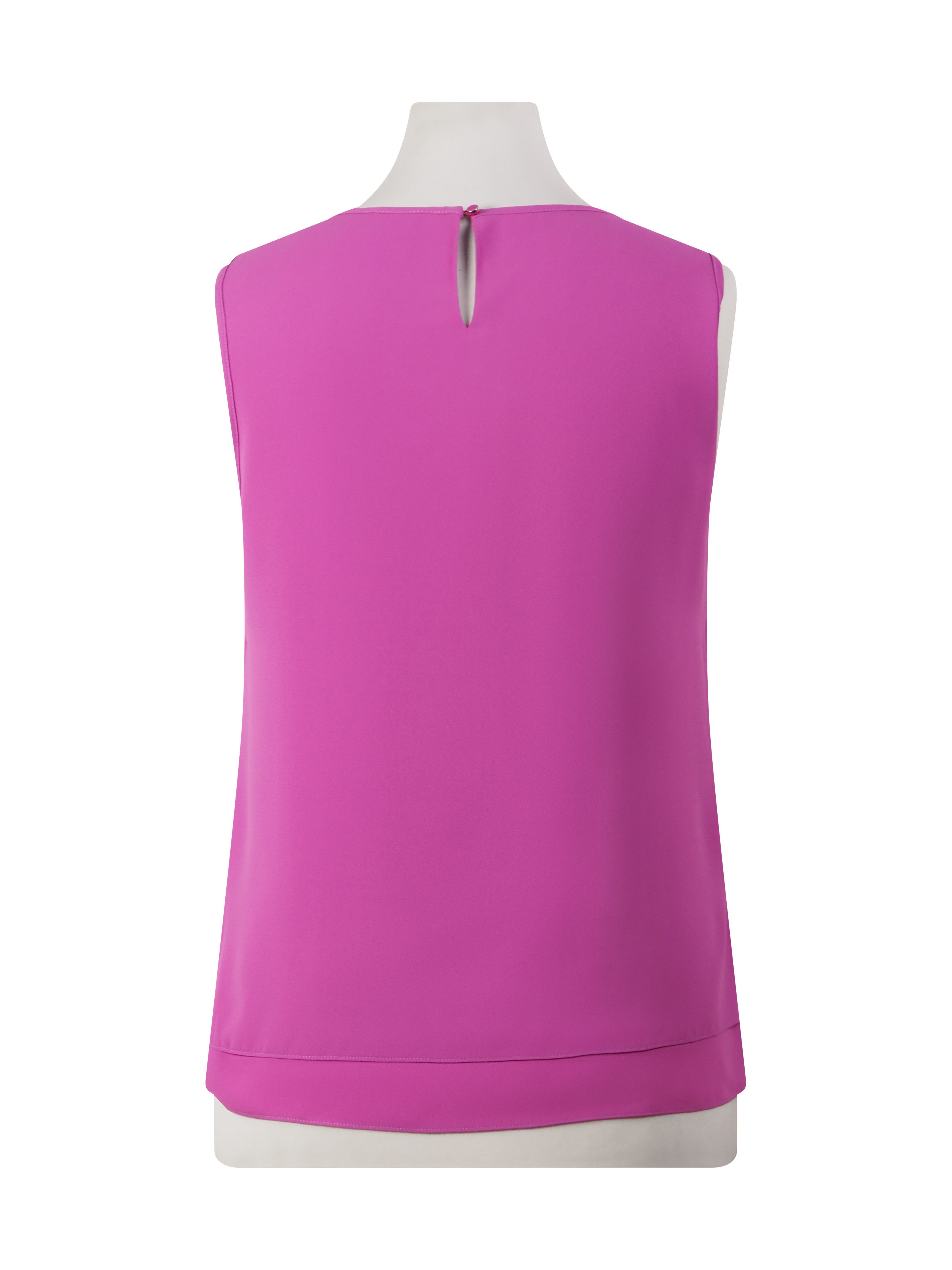 HERMANN LANGE Collection Shirttop halfdoorzichtig, in 2-lagen-look