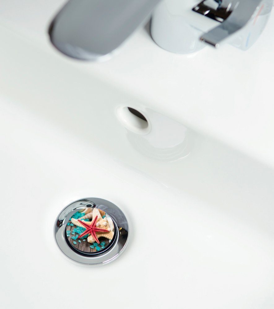 Sanilo Set badkameraccessoires Bath Salts bestaand uit toiletzitting, badmat en wastafelplug (complete set, 3-delig)