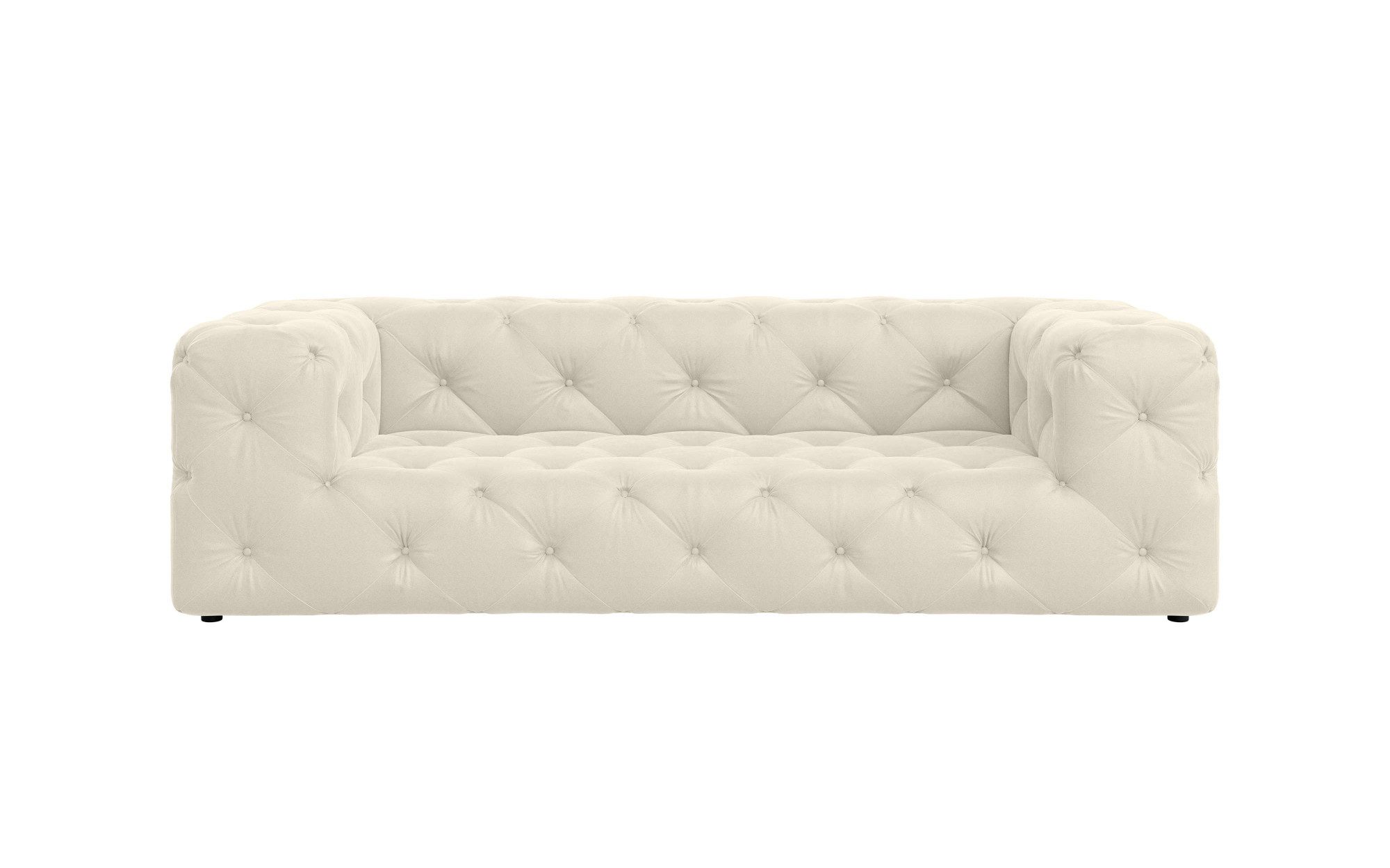 Places of Style 3-zitsbank FOLLINA 3-zits bank met klassieke chesterfield knoopverwerking