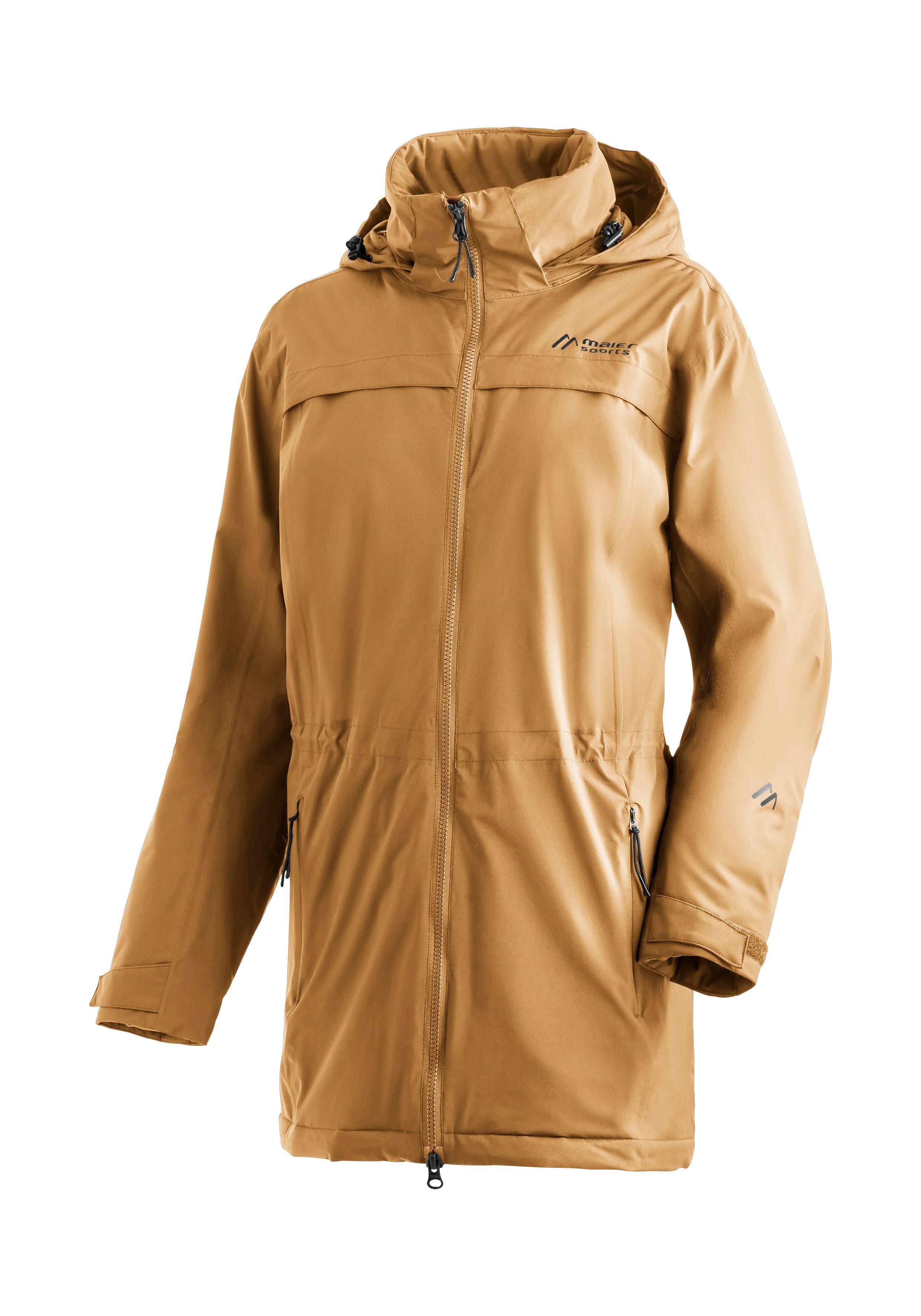 Maier Sports Functionele jas Metor Coat W Dames mantel, outdoor mantel wind/waterdicht, 4 ruime zakken