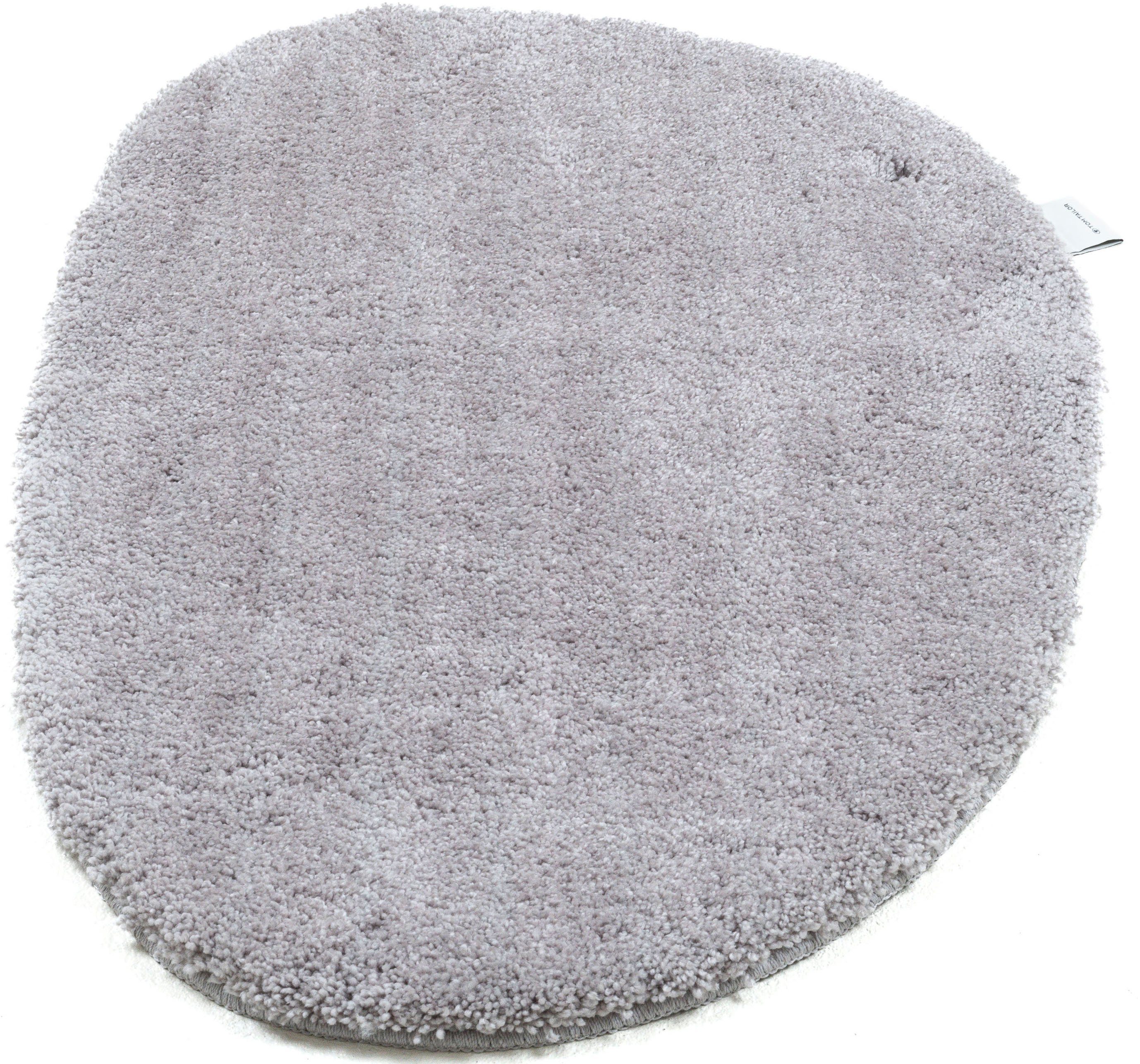 TOM TAILOR HOME Badmat Cozy Bath UNI Badmat, effen kleuren, rechthoekig, rond en ovaal verkrijgbaar (1 stuk)