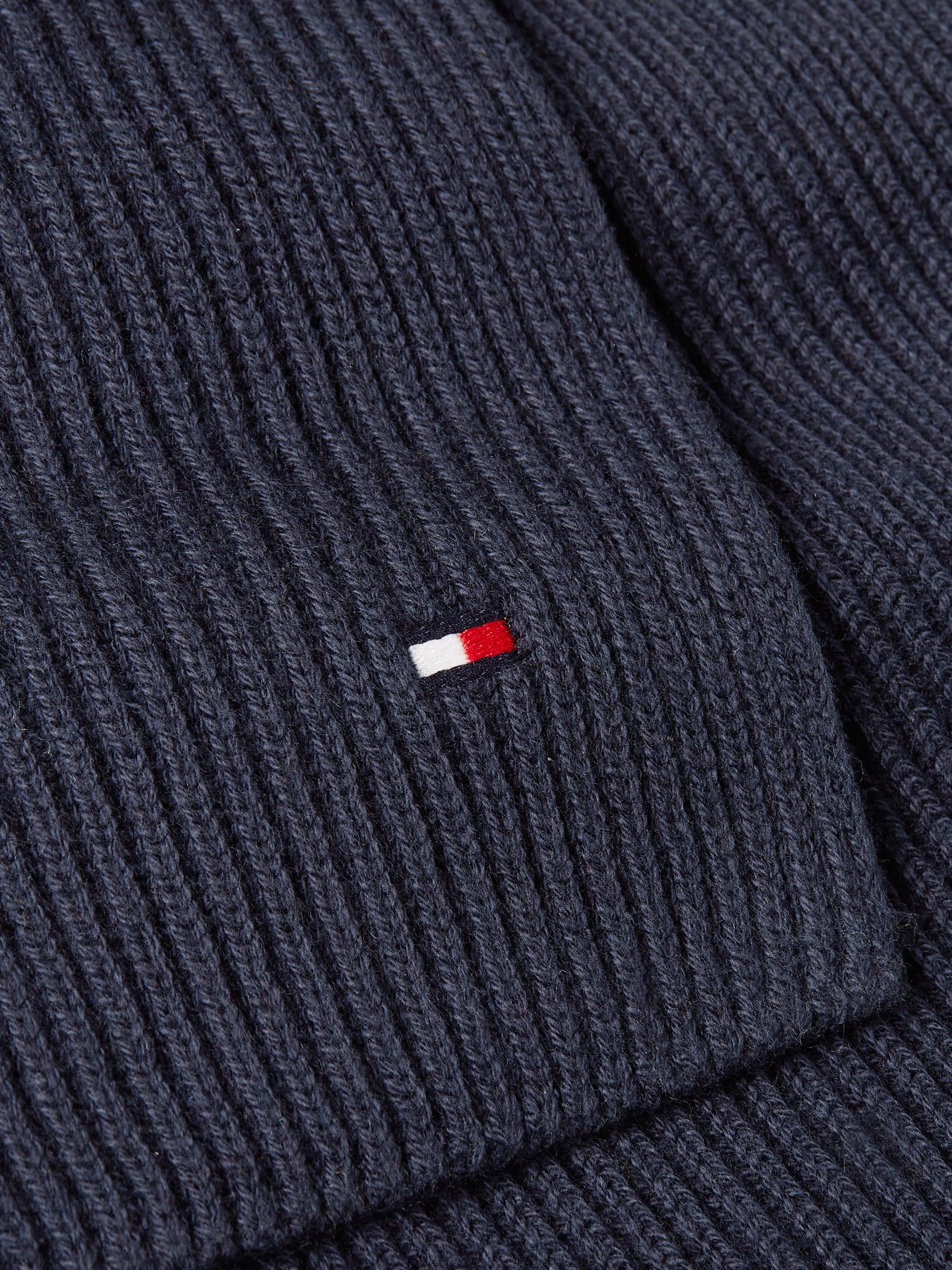 Tommy Hilfiger Gebreide sjaal TH FLAG PIMA COTTON CASH SCARF