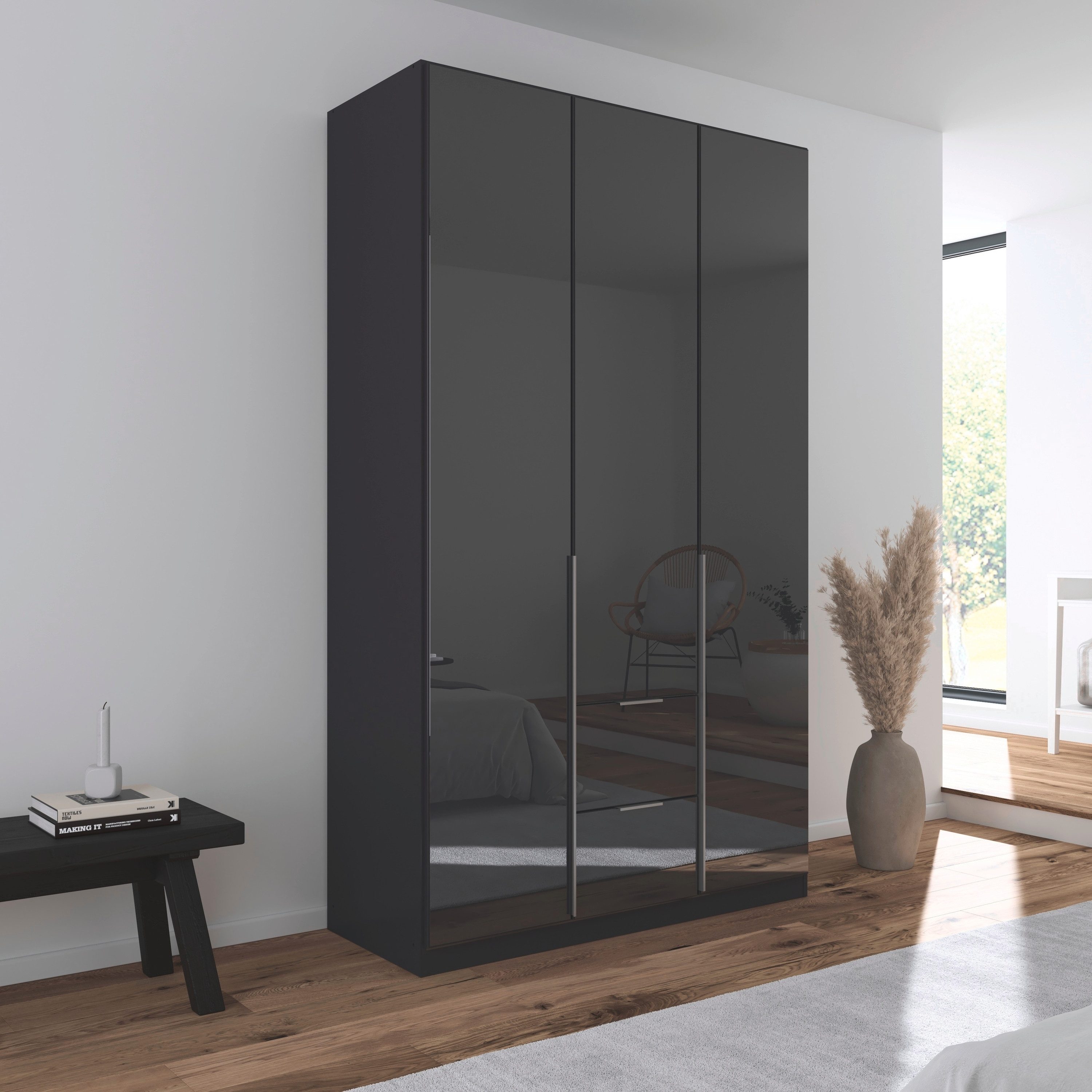 rauch Draaideurkast Kledingkasten kast garderobe AGORDO met glazen front