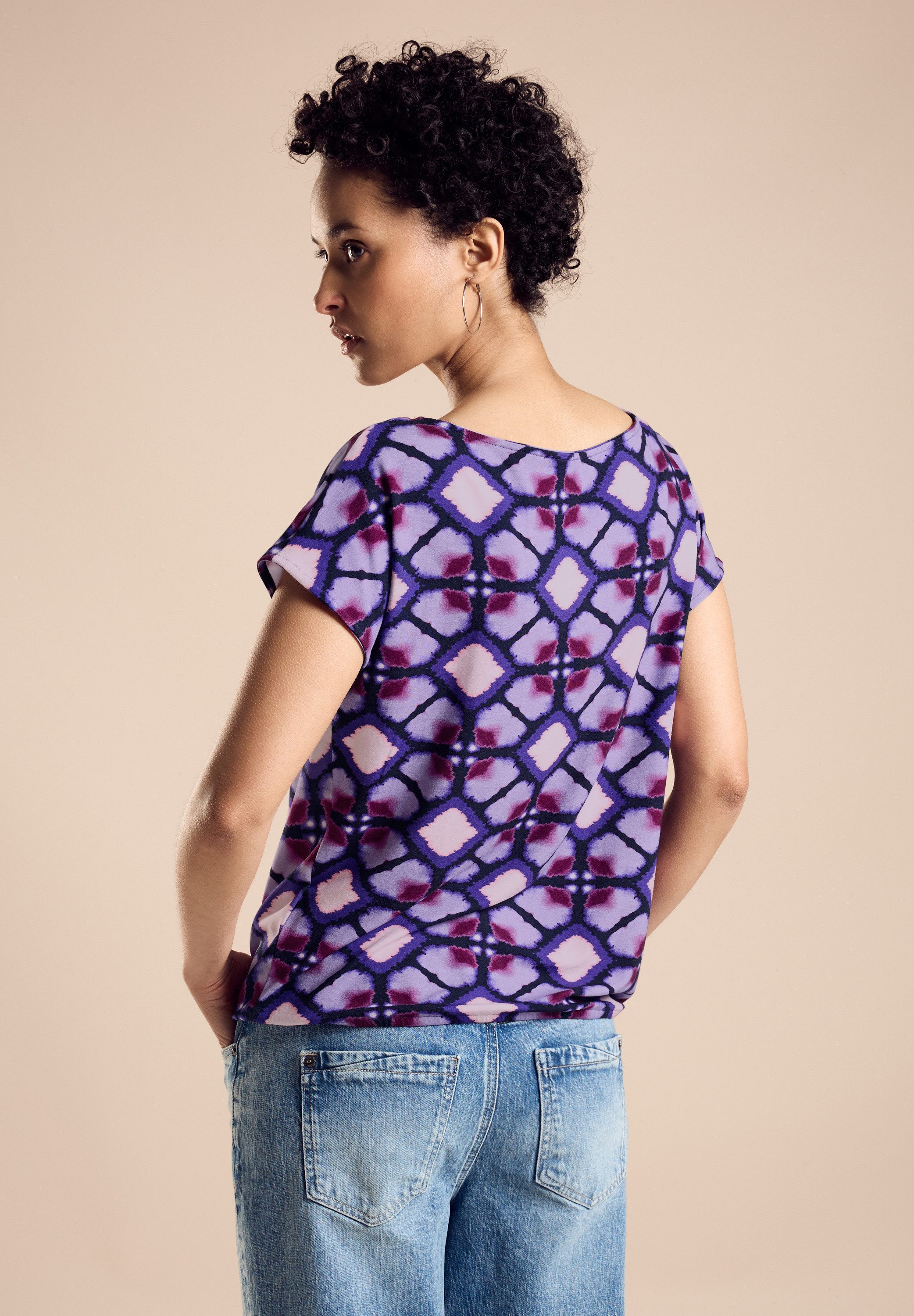 STREET ONE Shirttop met print all-over