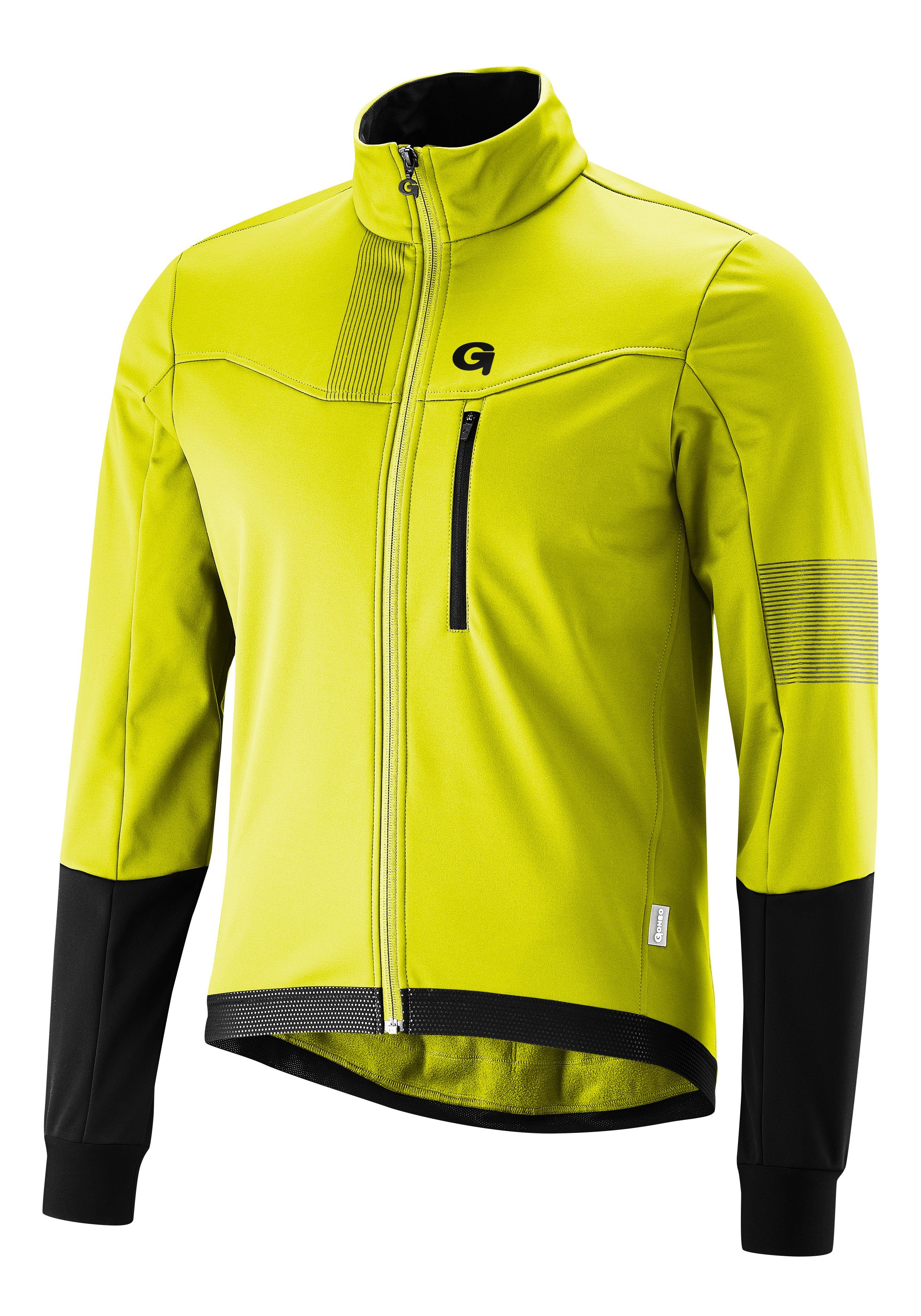 Gonso Fietsjack Valaff Heren softshell jacke, windjacke ademend en waterafstotend