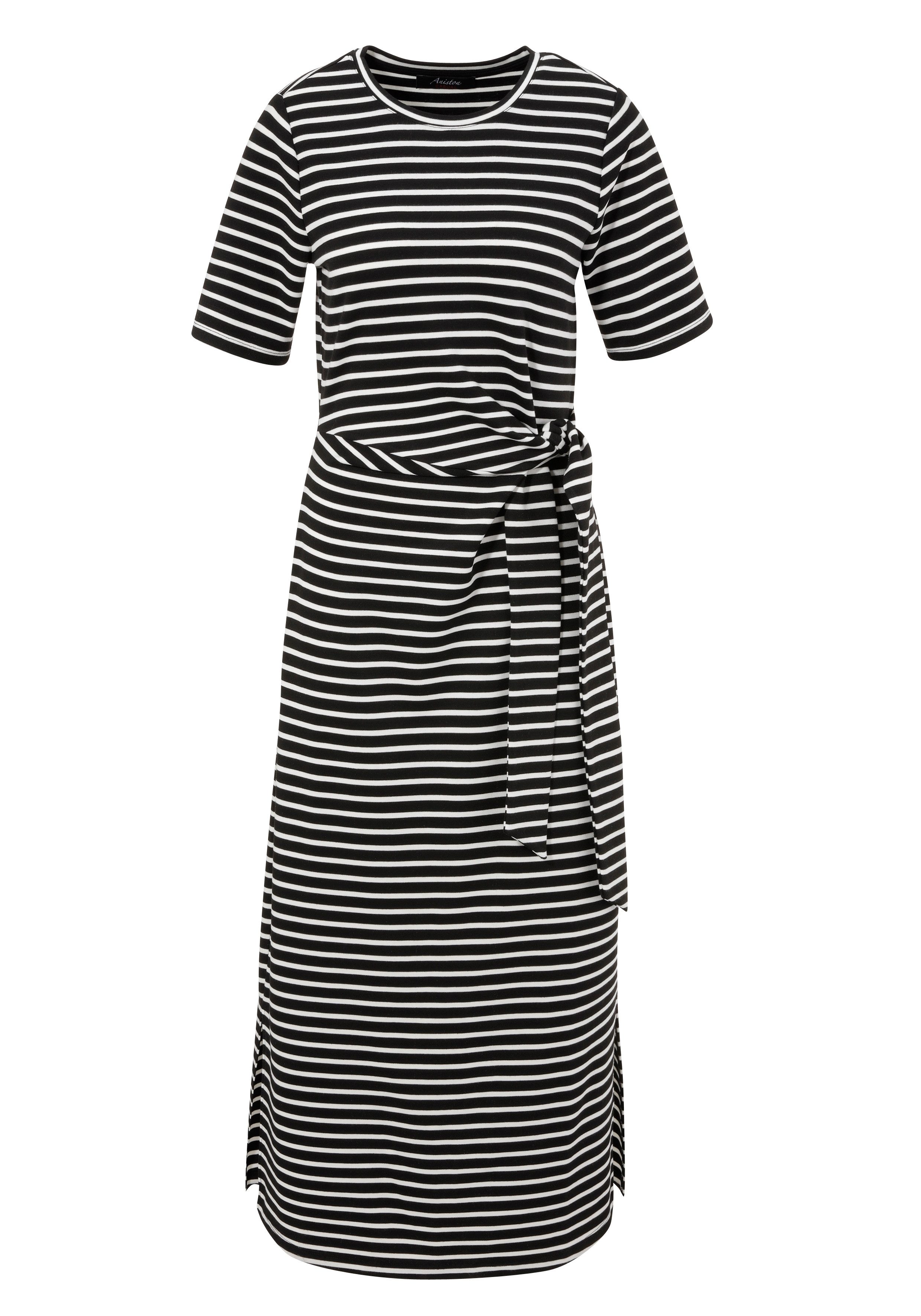 Aniston CASUAL Maxi-jurk in wikkel-look door zijbindband