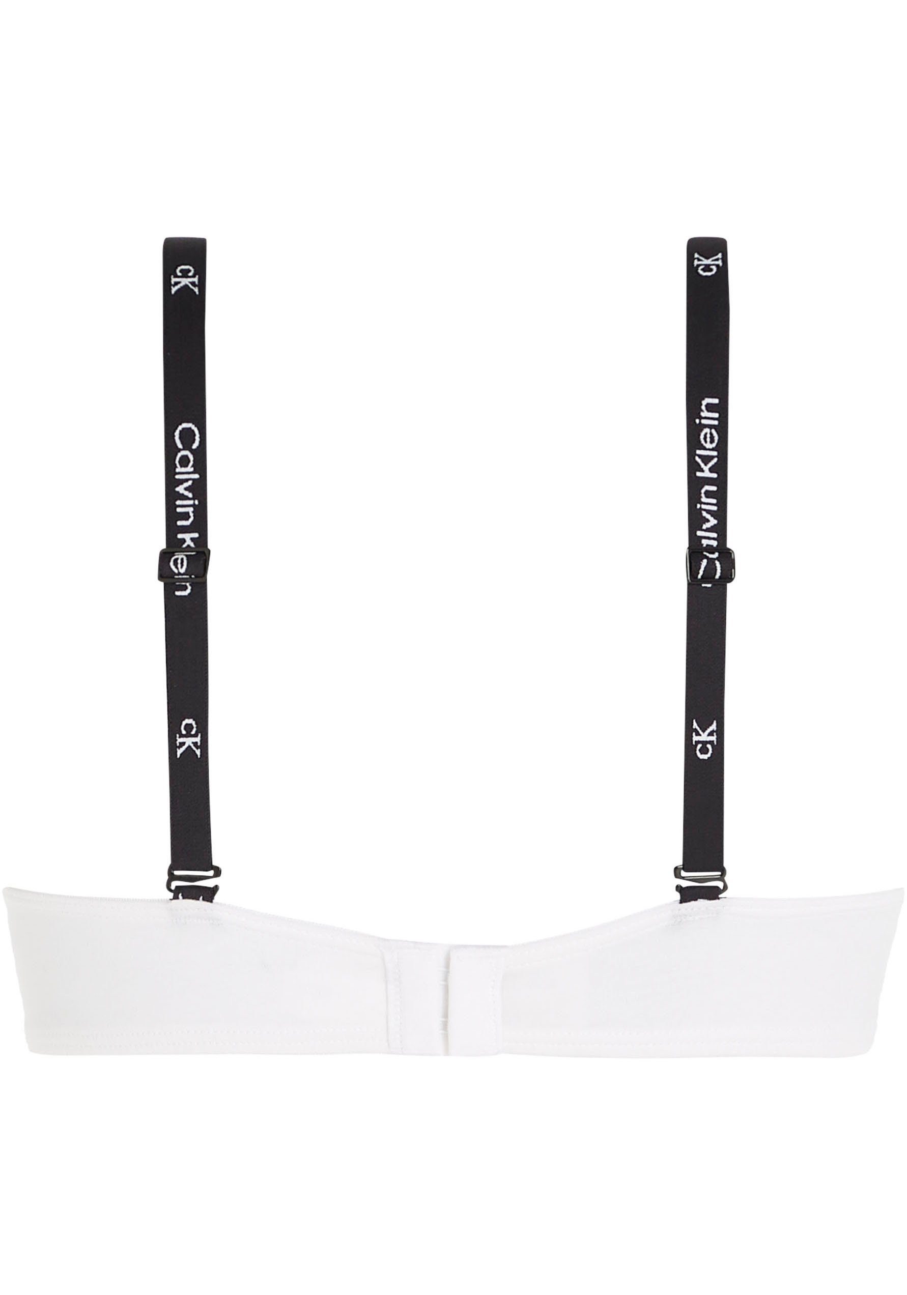 Calvin Klein Beugel-bh LIGHTLY LINED DEMI met logoprint op de bandjes