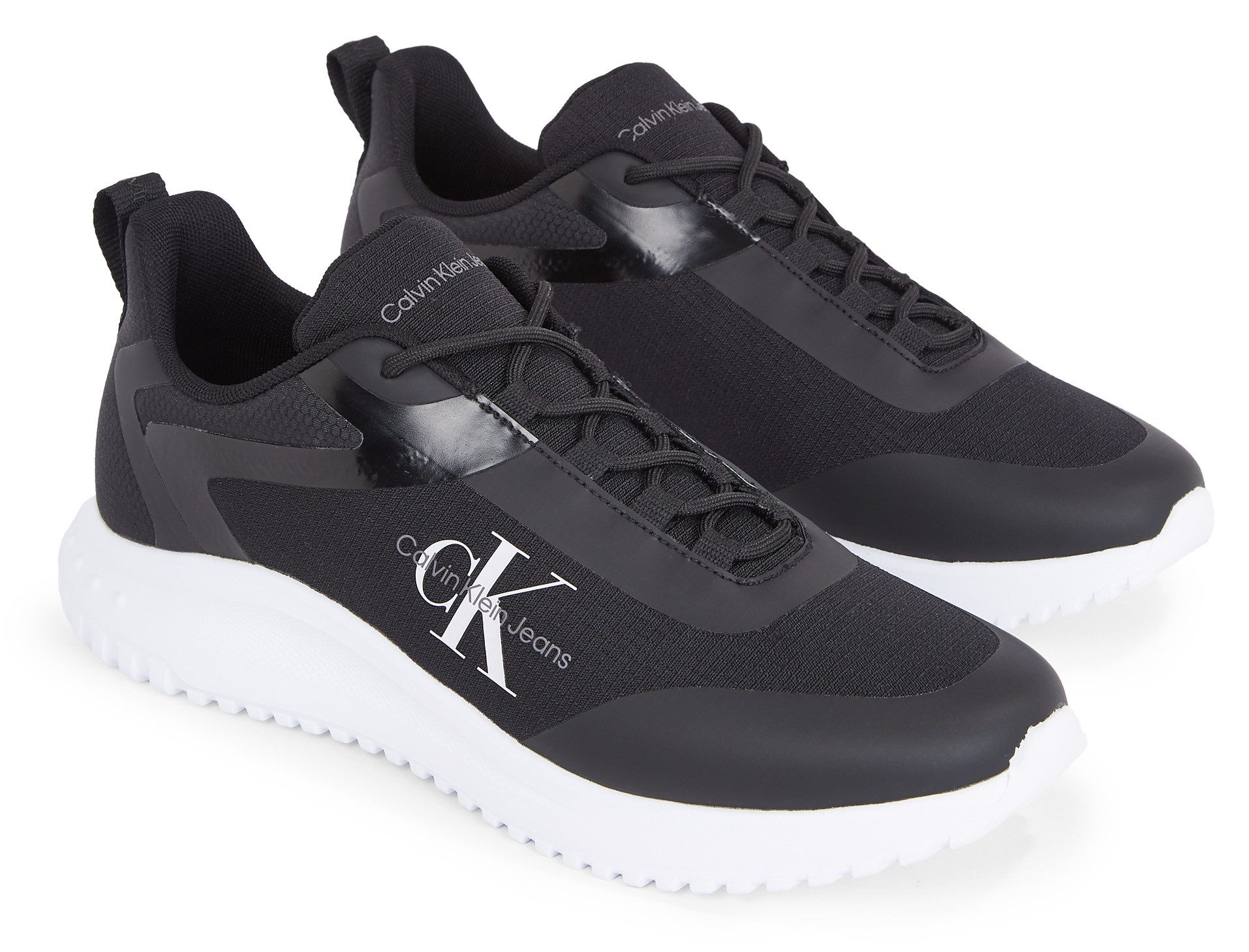 Calvin Klein Sneakers EVA RUNNER LOW LACE ML MIX , vrijetijdsschoen, lage schoen, veterschoen, met...