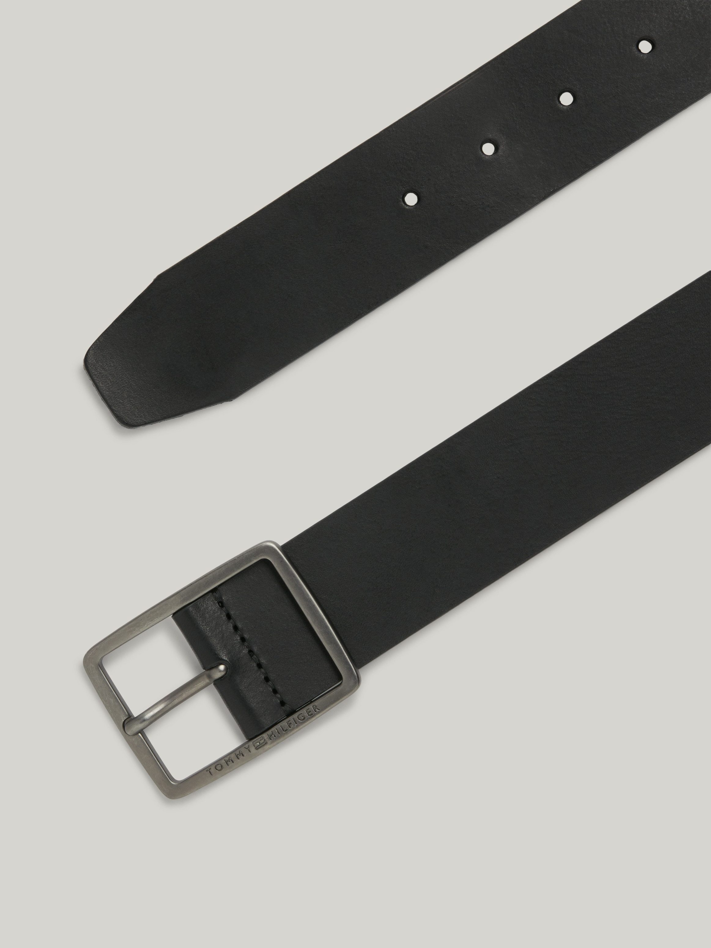 Tommy Hilfiger Leren riem JEANS BUCKLE 4.0 TEXTURE