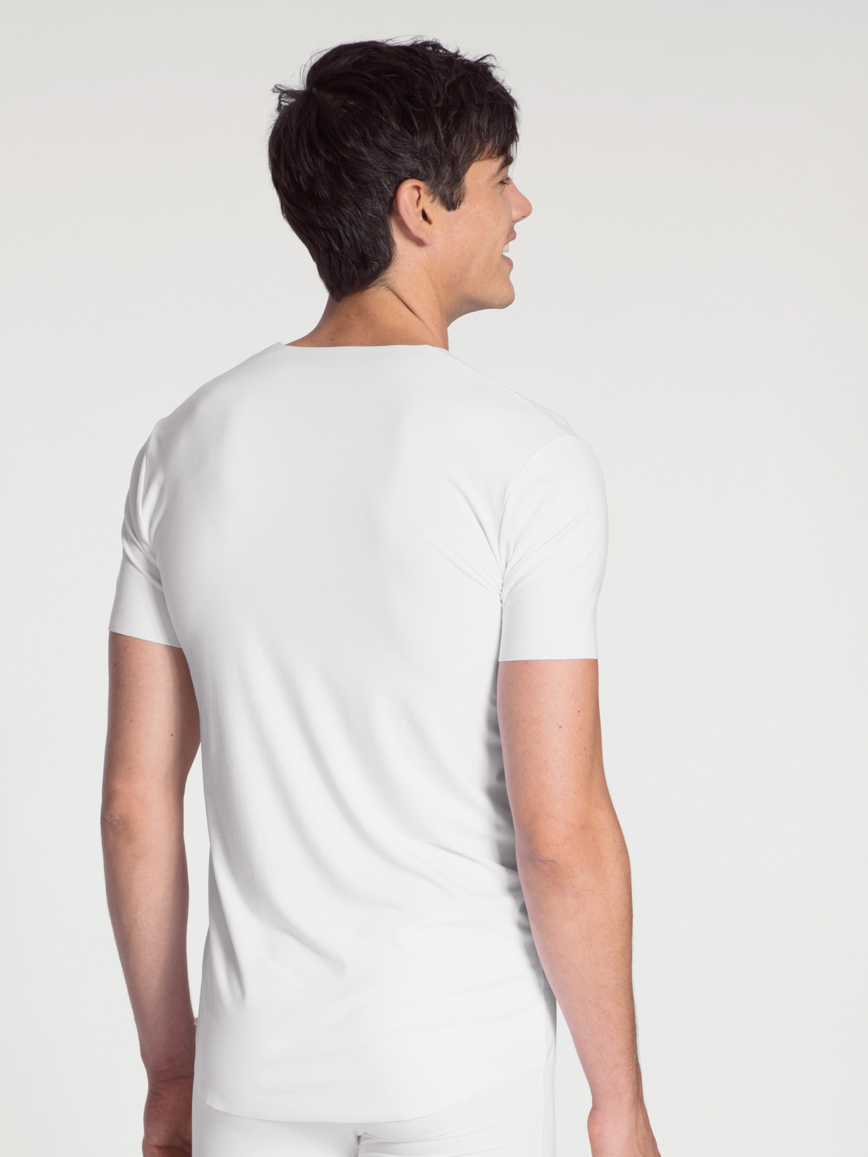 CALIDA Shirttop Clean line met extra platte zoom- en kraagafwerking
