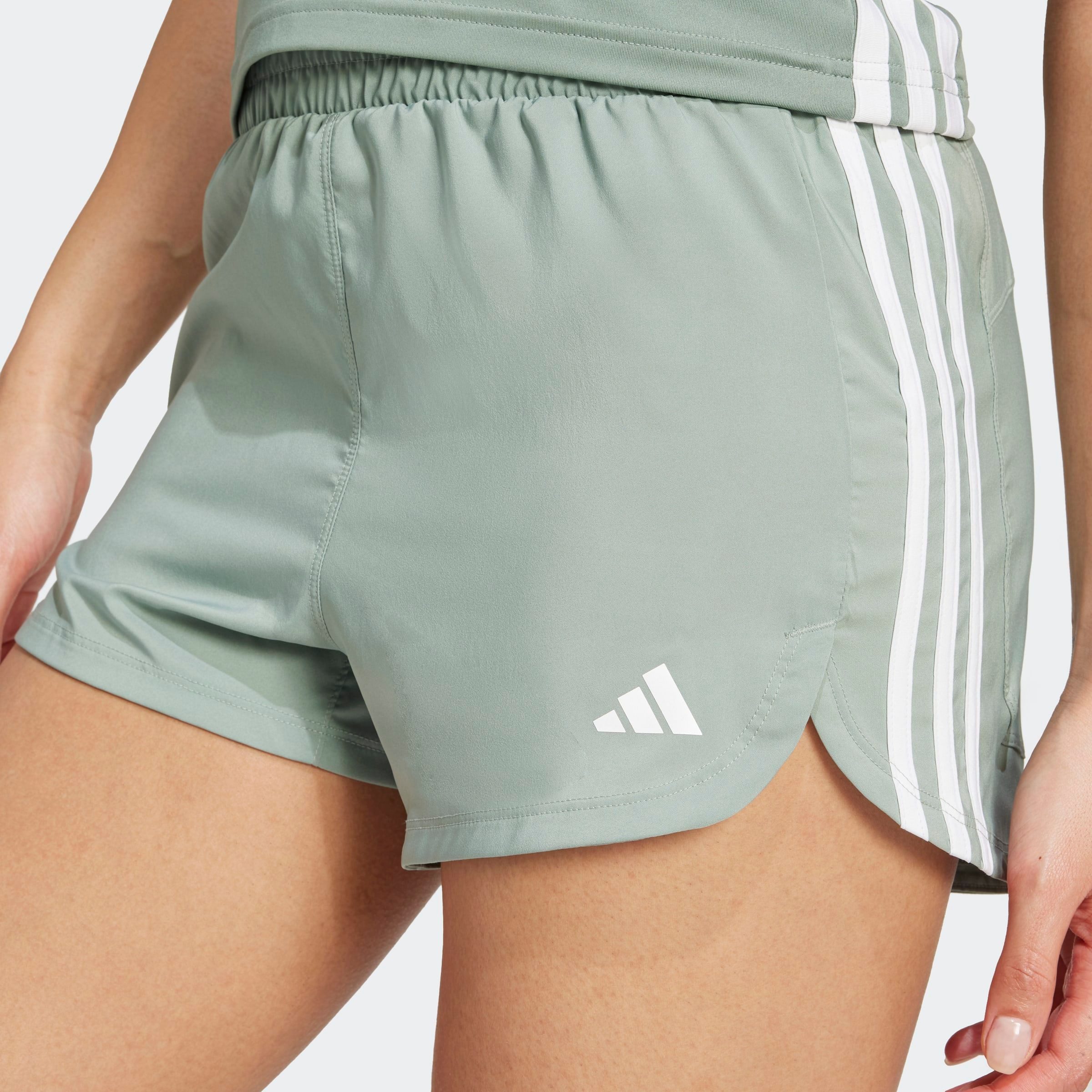 adidas Performance Short PACER WVN HIGH Geweven trainingsshorts met hoge taille (1-delig)