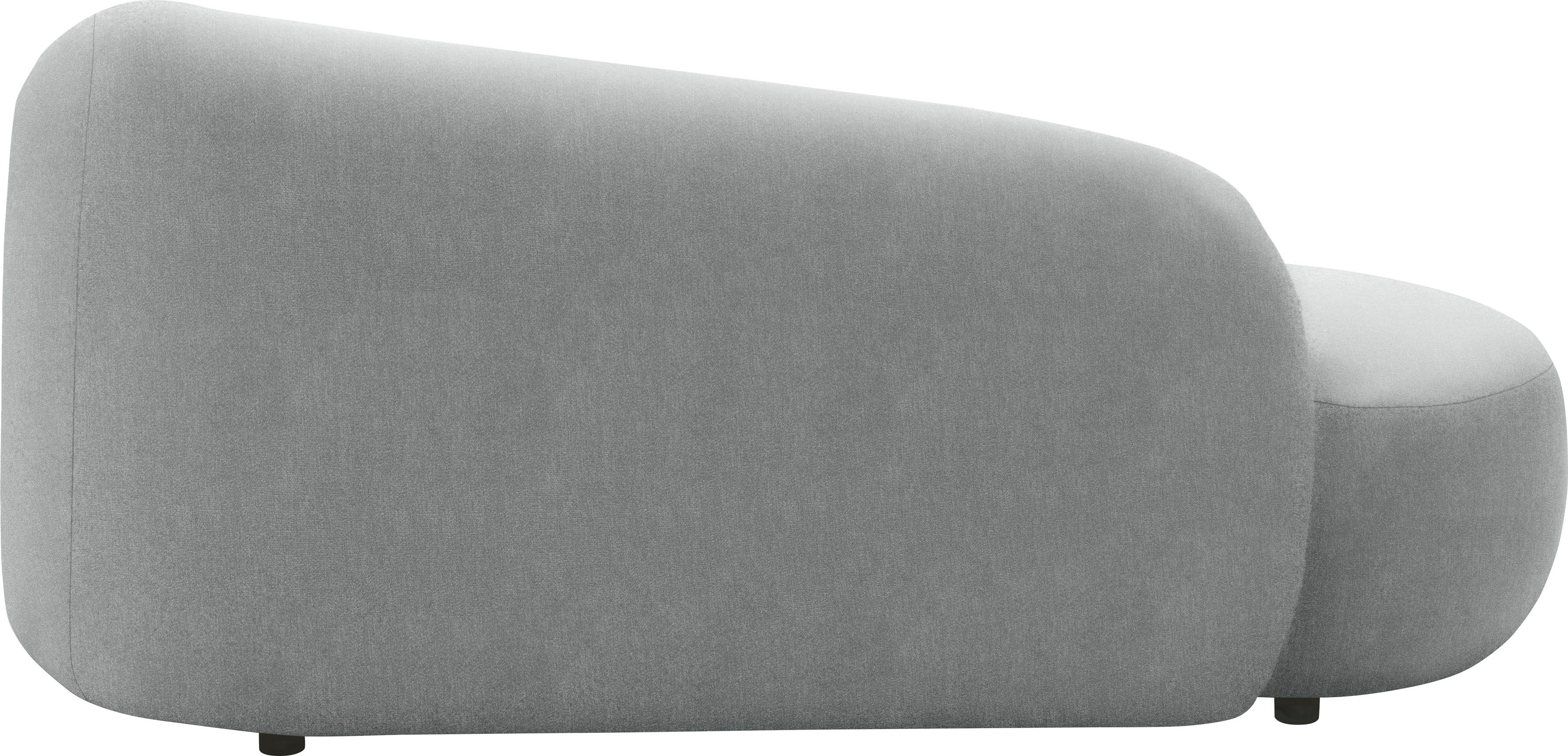 andas Récamier Björnar incl. reversible-sierkussen: bloemmotief, resp. uni, Binnenvering, armleuning links of rechts naar keuze, B/D/H: 183x105x75 cm