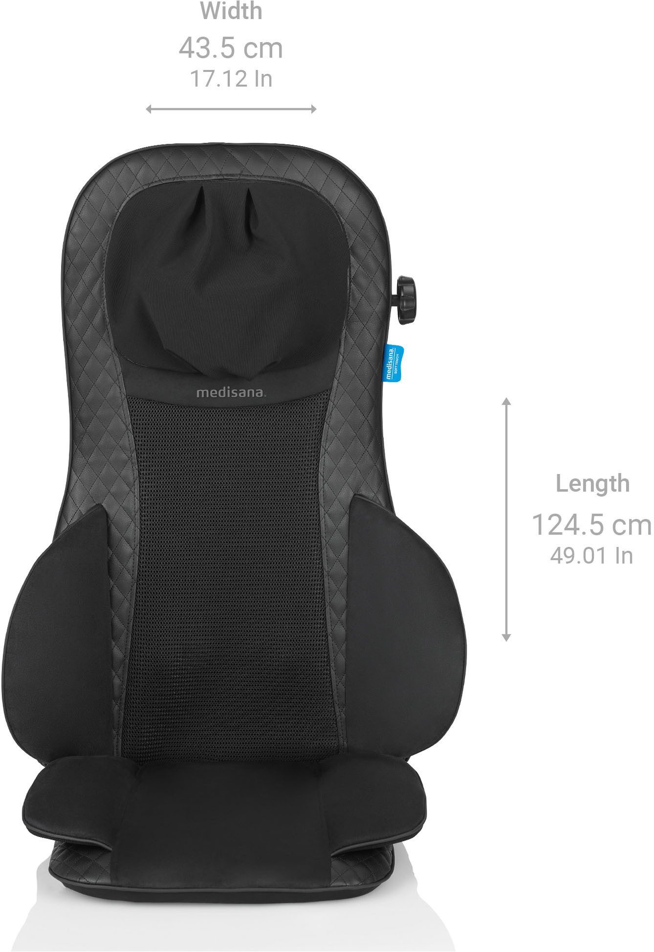 Medisana Massagekussen MCG 820 Comfort Shiatsu-massagesitkussen met gel-massagekoppen