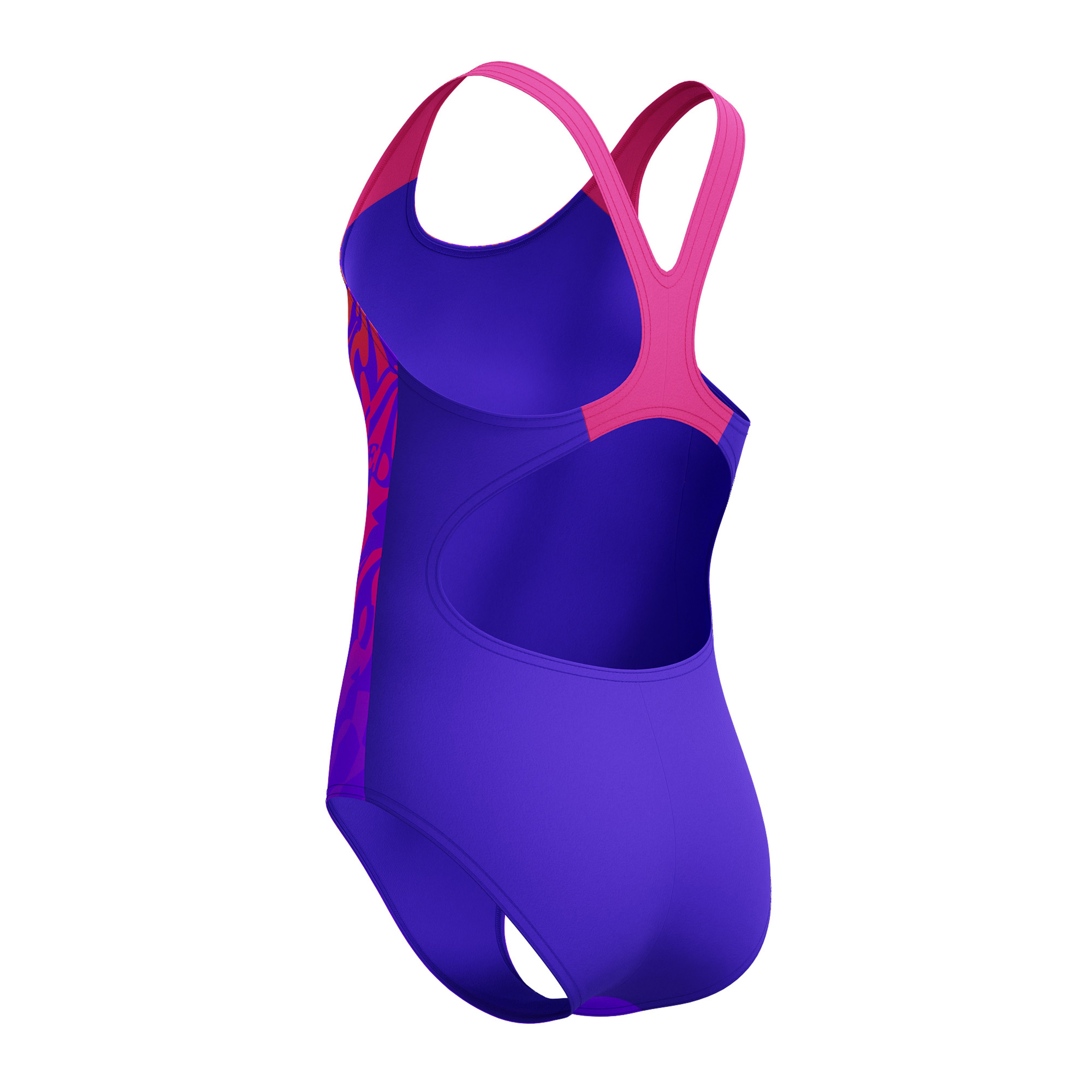 Speedo Badpak Girls digitale plaatsing splashback voor meisjes (1 stuk)