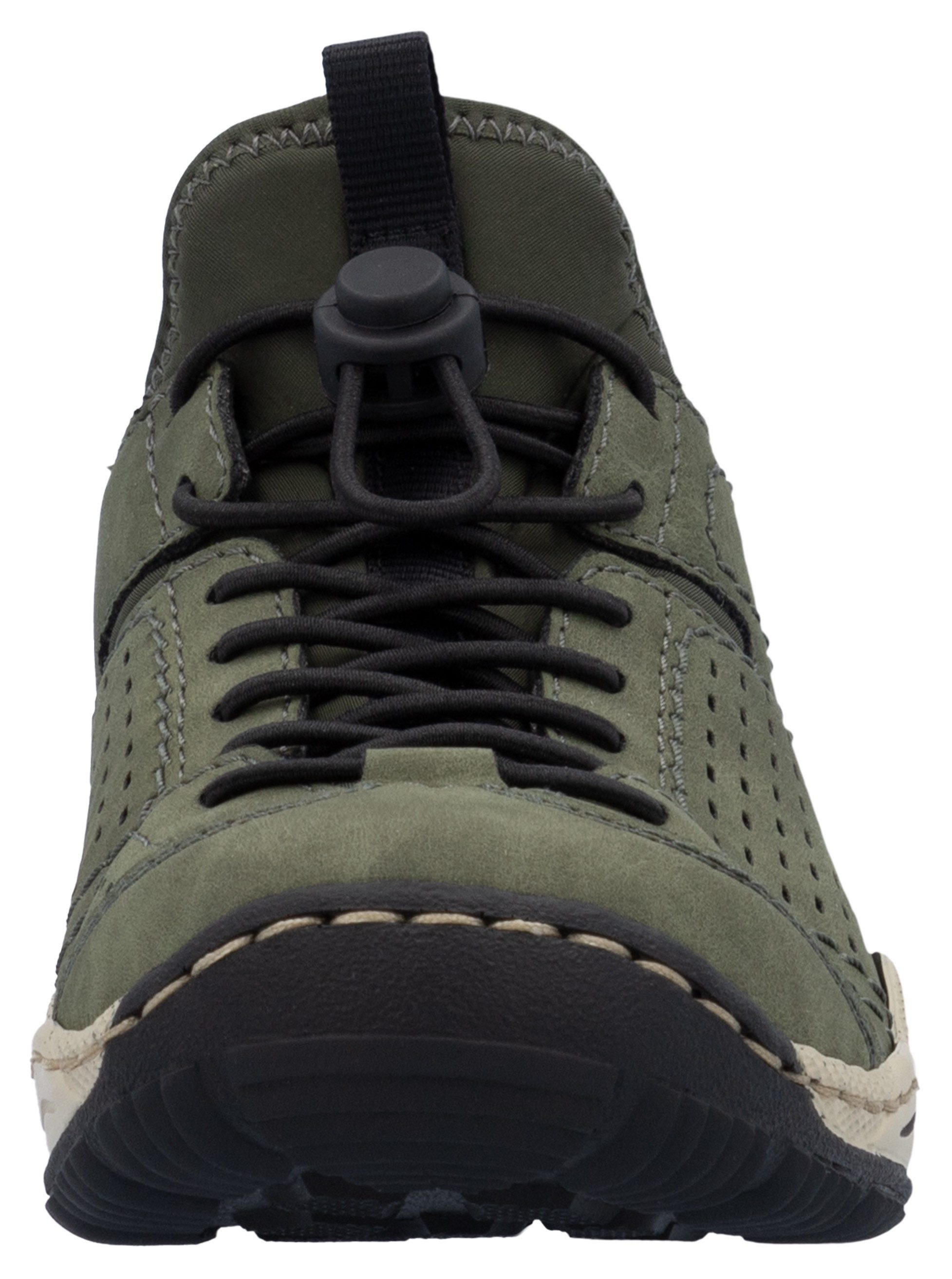 Rieker Slip-on sneakers , instapschoen, vrijetijdssneaker, lage schoen met opvallende loopzool
