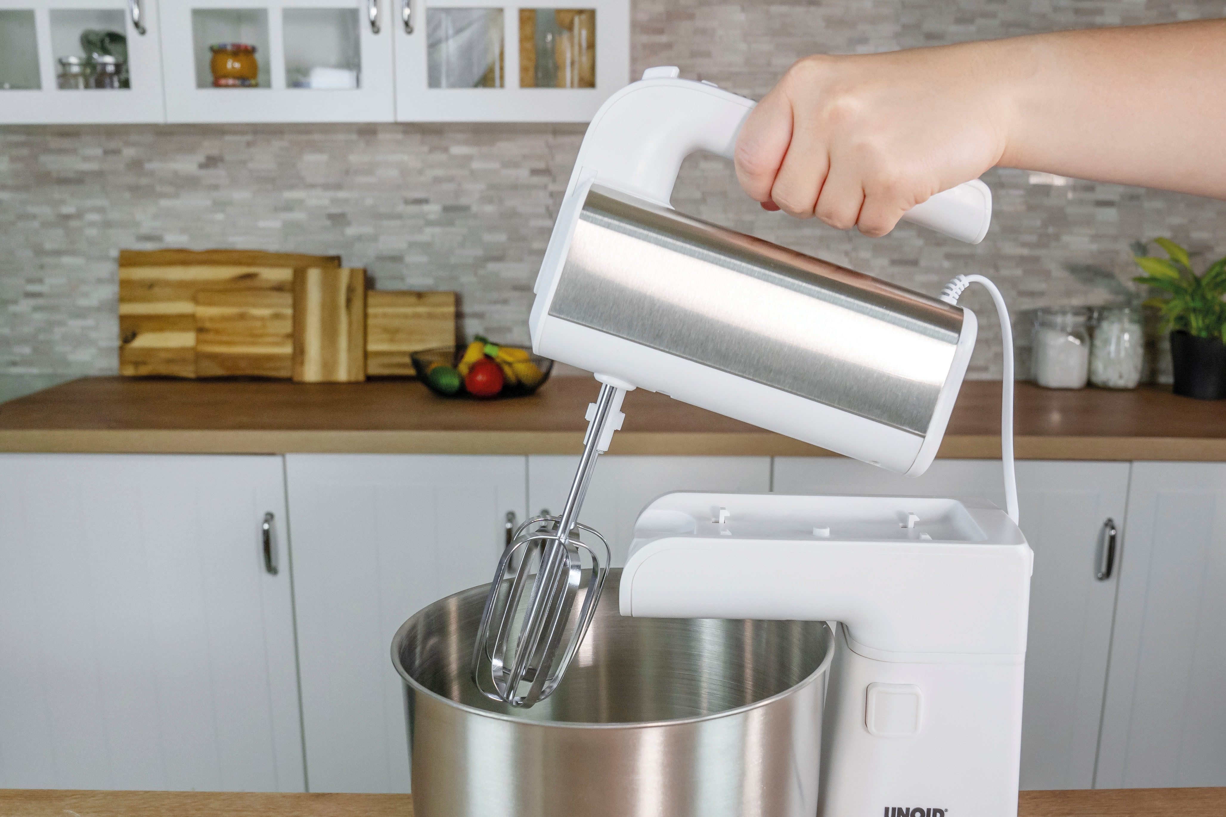 Unold Handmixer 78720 mit Rührschüssel Hannah