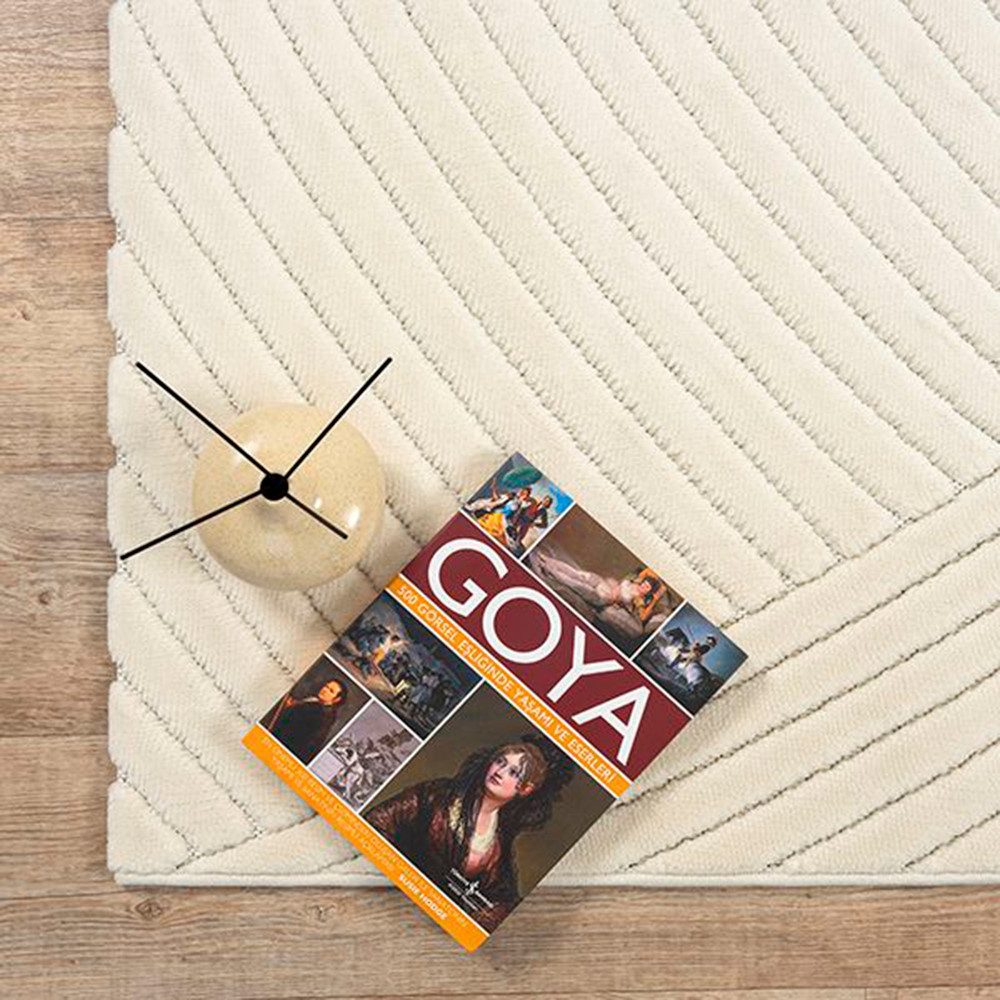 The carpet Vloerkleed Parma moderne woonkamer tapijt geschikt voor buiten, dichte pool