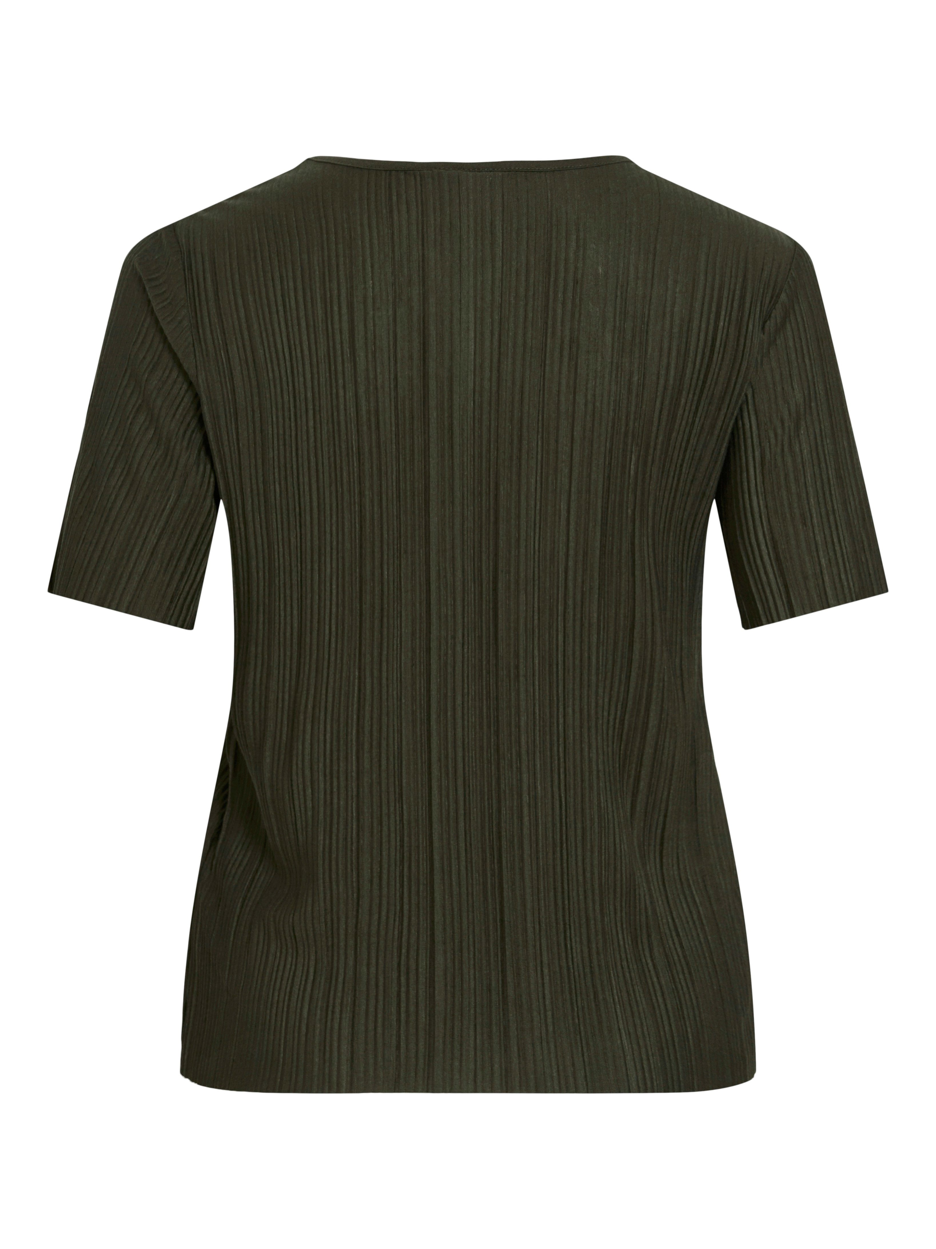 Vila Shirt met korte mouwen VIPLISA O-NECK S/S TOP - NOOS
