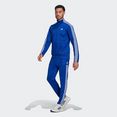 adidas performance trainingspak aeroready tricot quarter-zip blauw