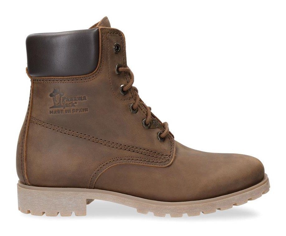 Panama Jack Hoge veterschoenen met zacht verdikte rand dames veterlaarsjes maat 36 EU bruin