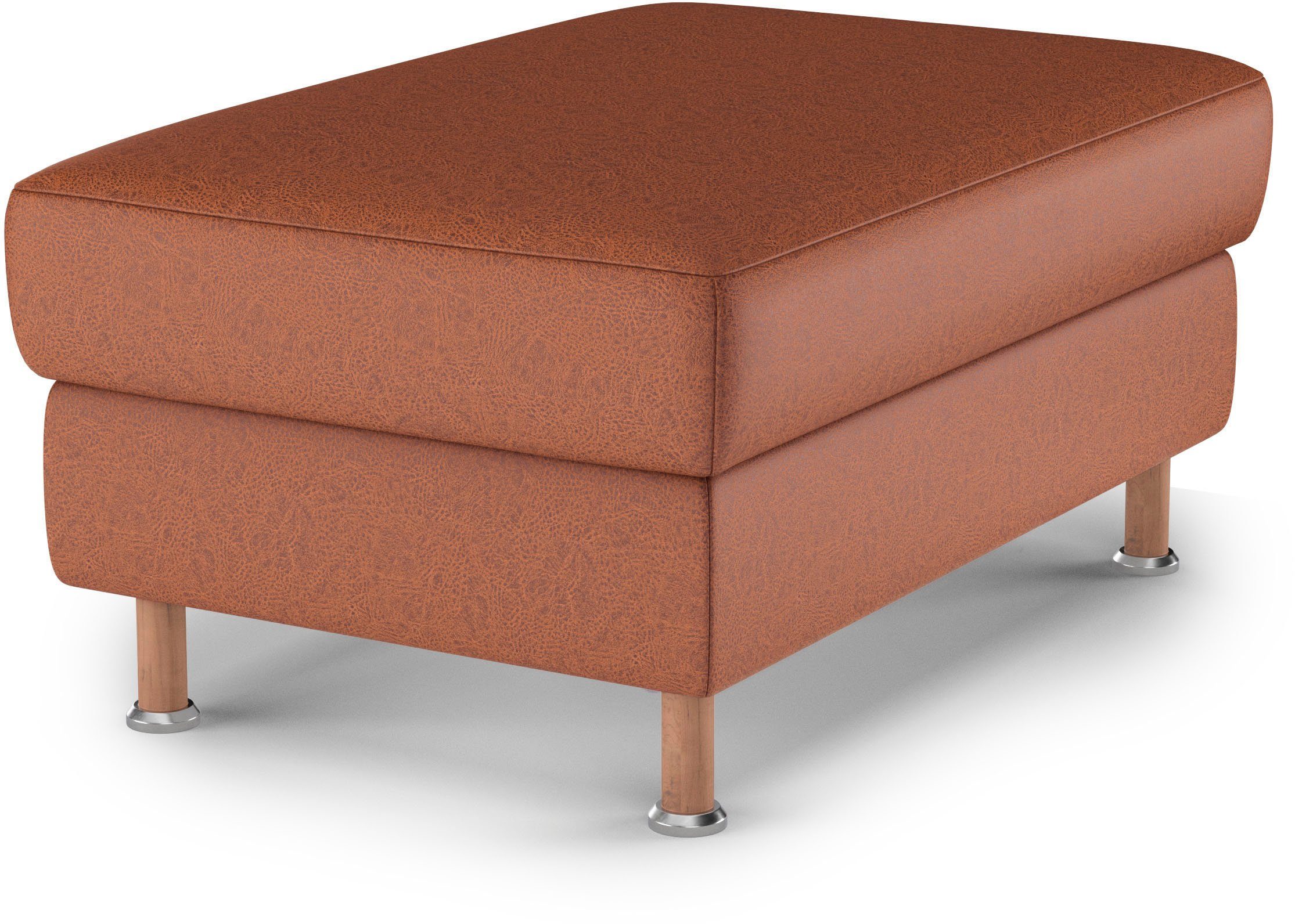 Home affaire Hocker Calypso Houten poten met metalen plaat