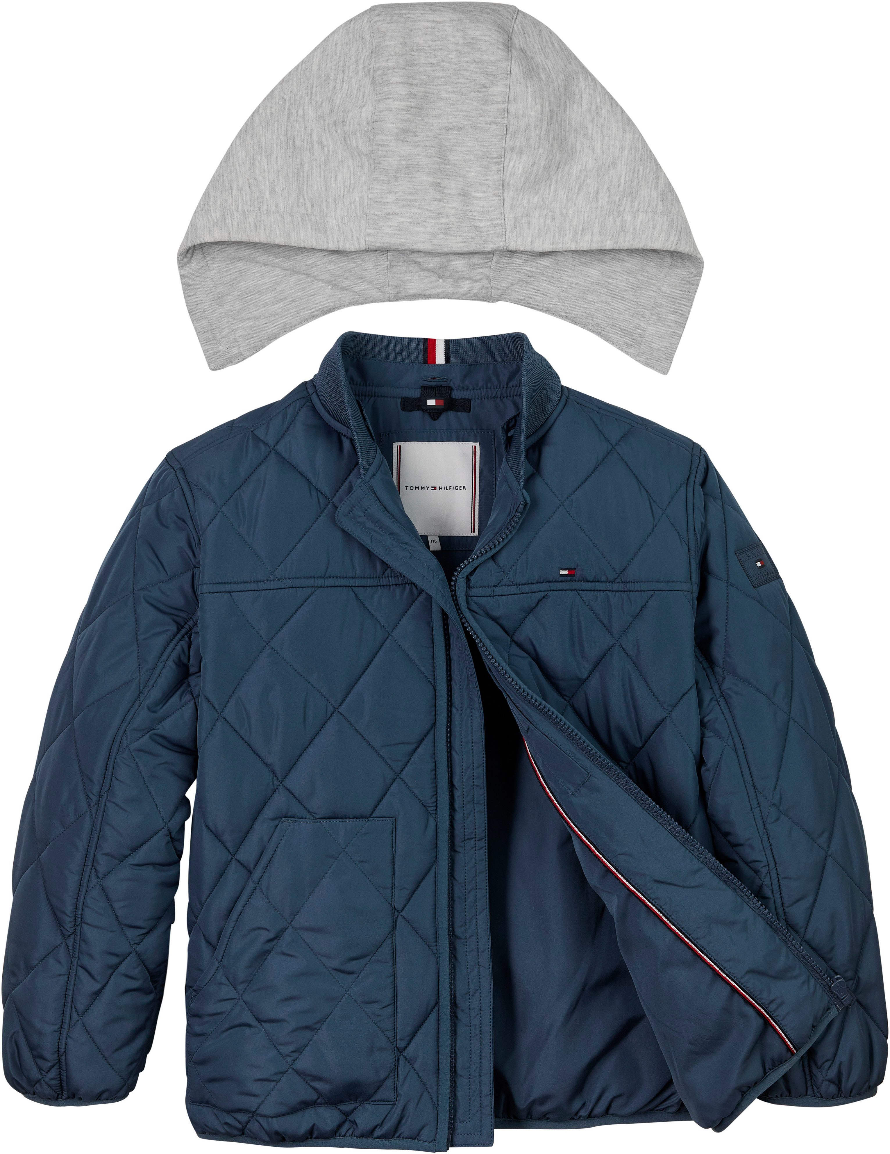 Tommy Hilfiger Outdoorjack LIGHT PADDED QUILTED JACKET Baby’s tot 2 jaar met logoborduurwerk