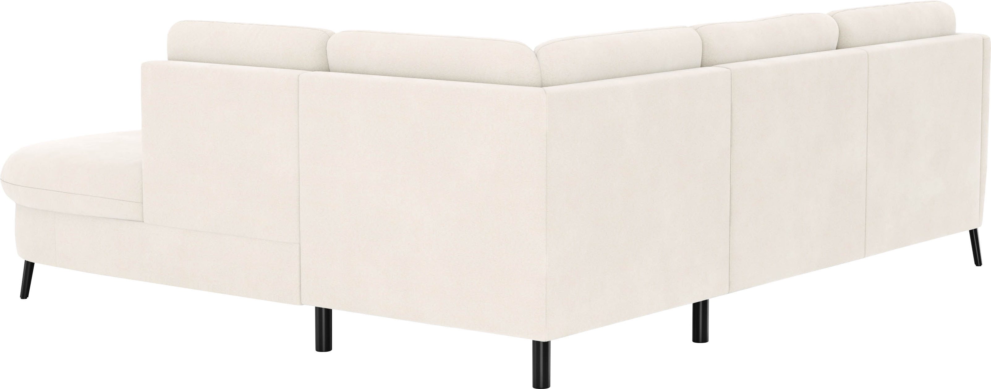 sit&more Hoekbank Soul L-vorm optioneel met bedfunctie en bedlade of lade