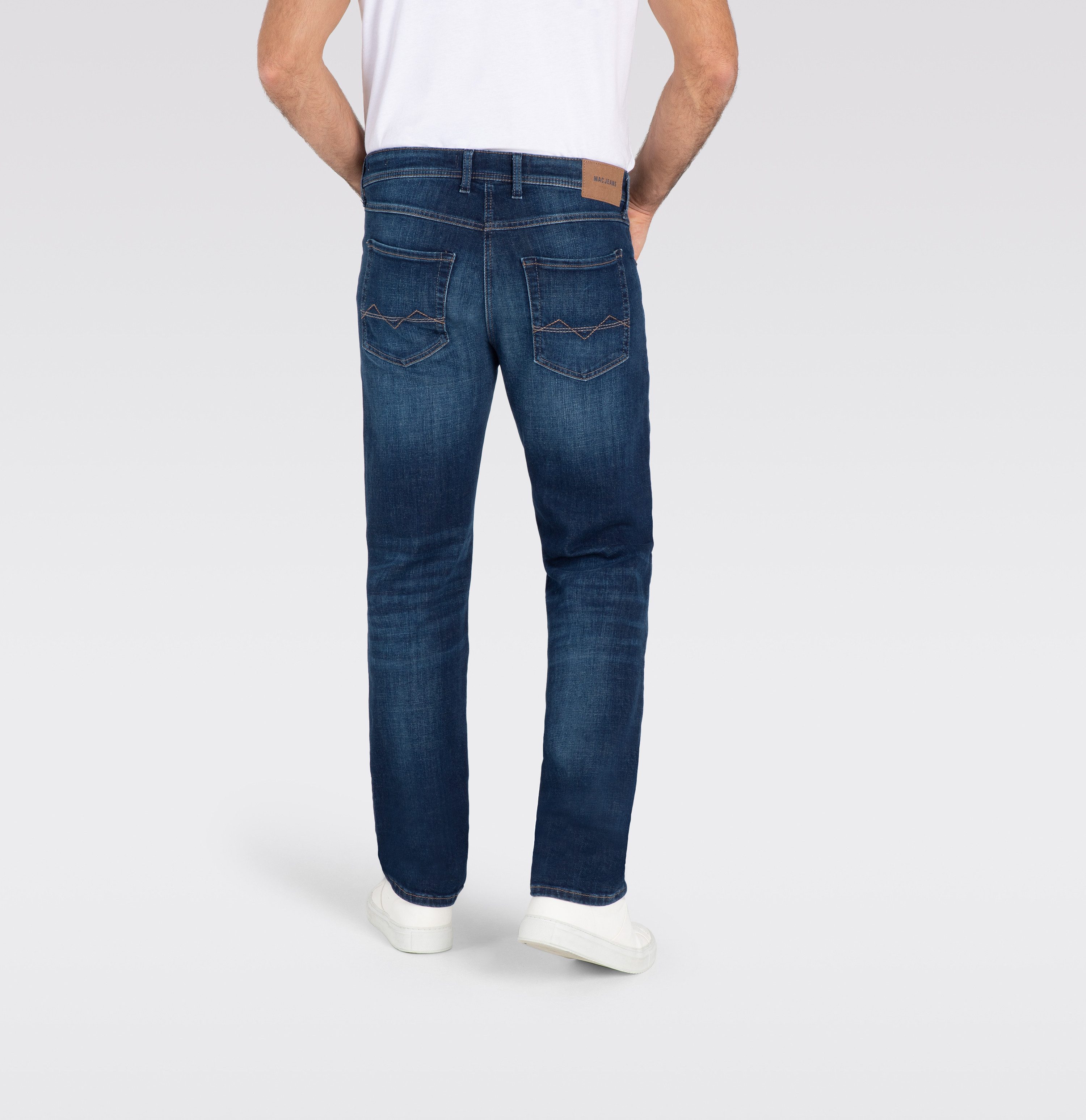 MAC Straight jeans Arne in verzorgde uitstraling met stretch